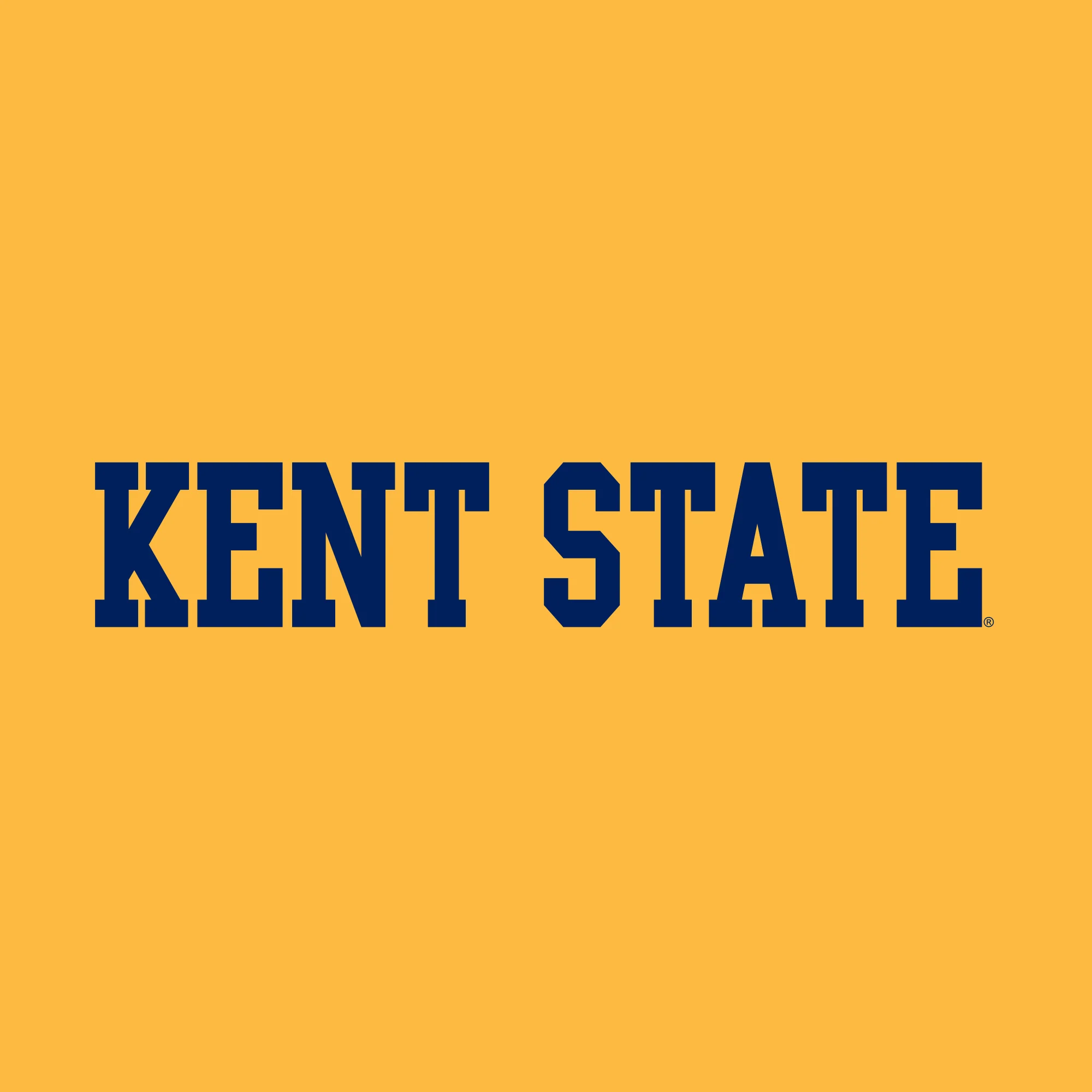 Kent State Golden Flashes Basic Block Hoodie - Gold - Image 2