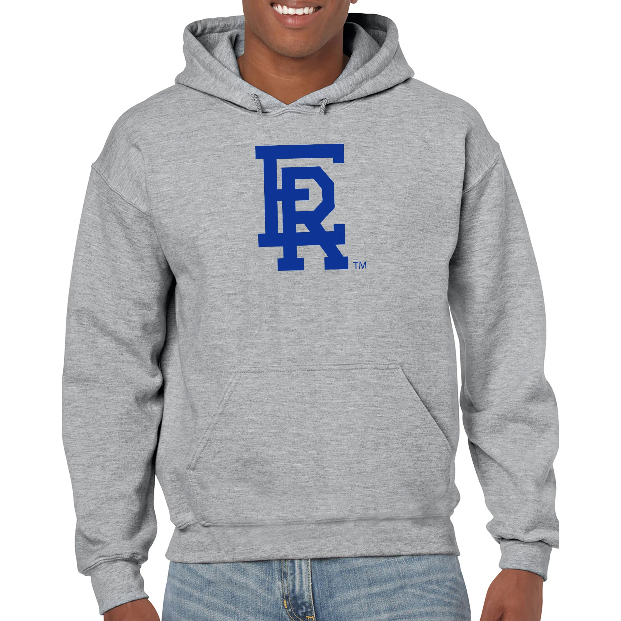 Embry-Riddle Aeronautical University Eagles Daytona Primary Logo Hoodie - Sport Grey - Image 3