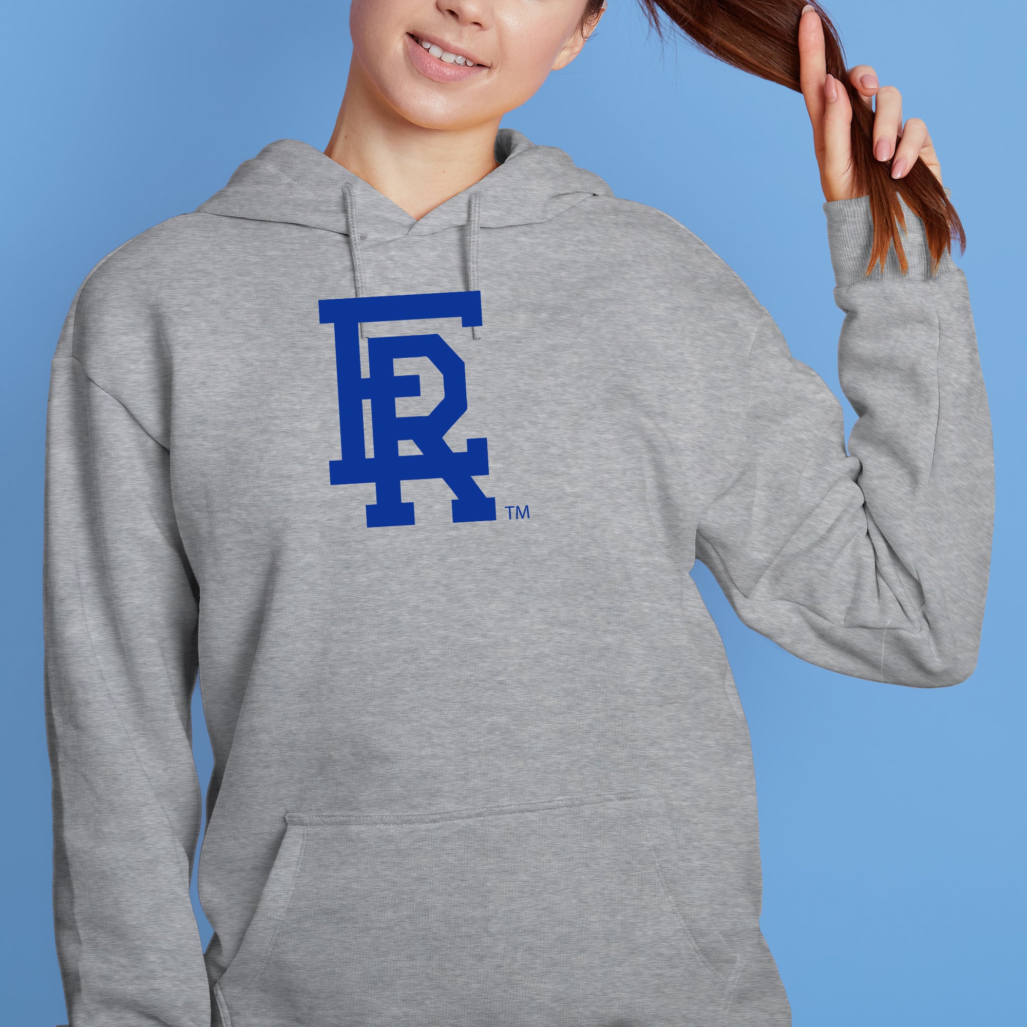 Embry-Riddle Aeronautical University Eagles Daytona Primary Logo Hoodie - Sport Grey - Image 4