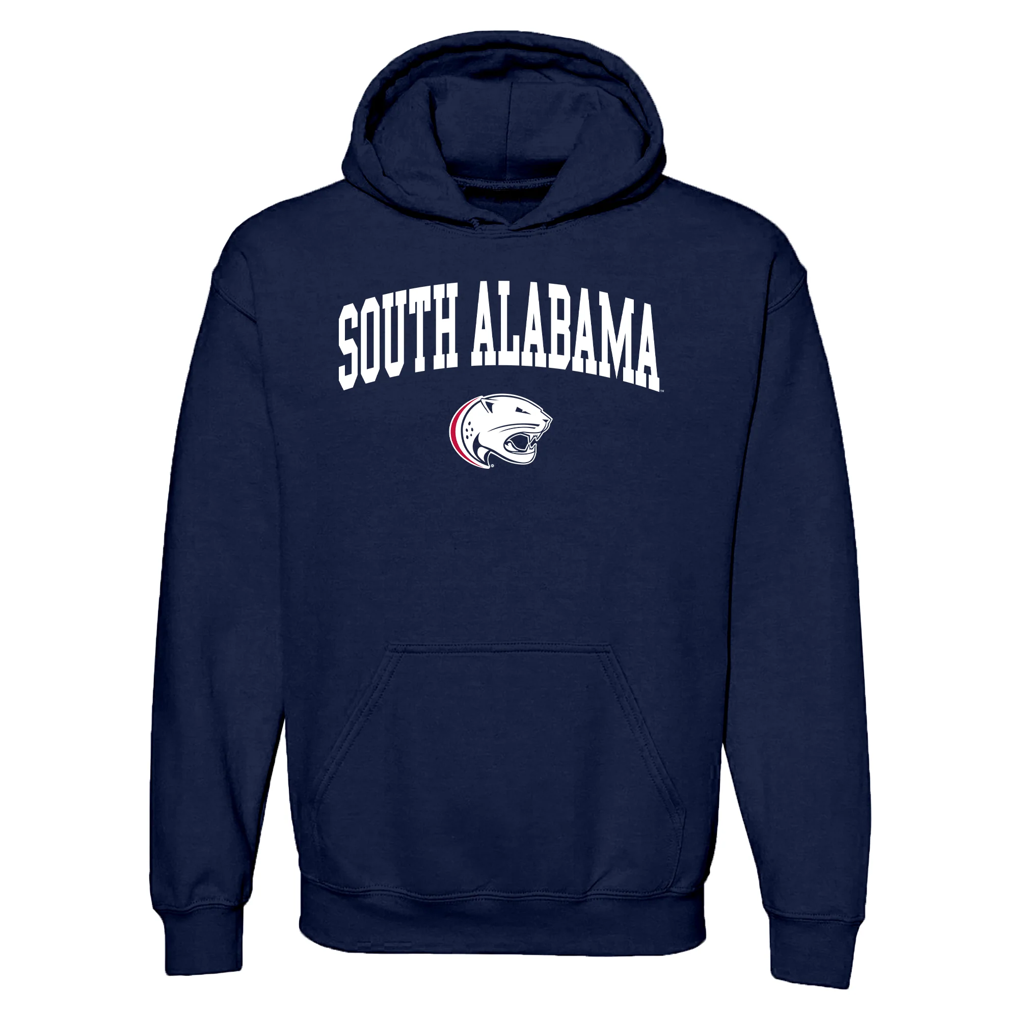 South Alabama Jaguars Arch Logo Hoodie - Navy