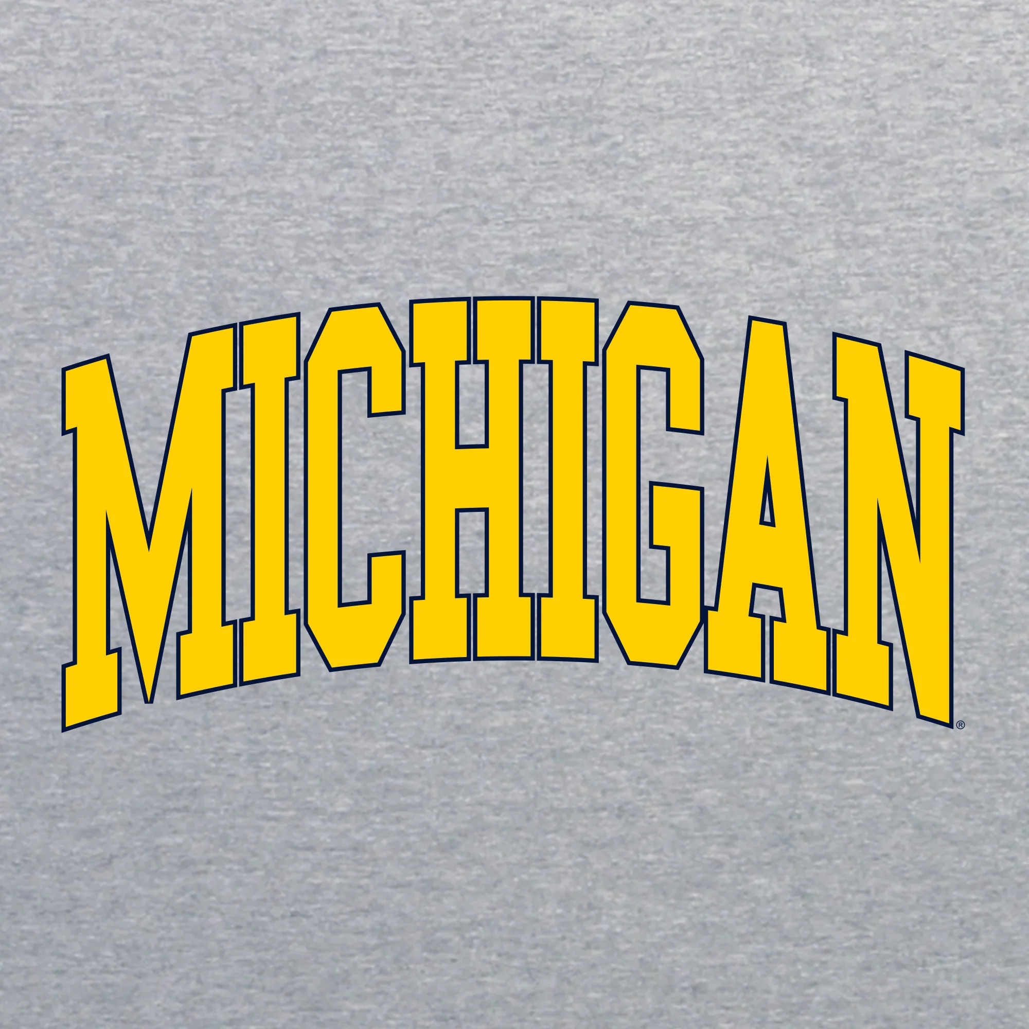 Michigan Wolverines Mega Arch Hoodie - Sport Grey - Image 2