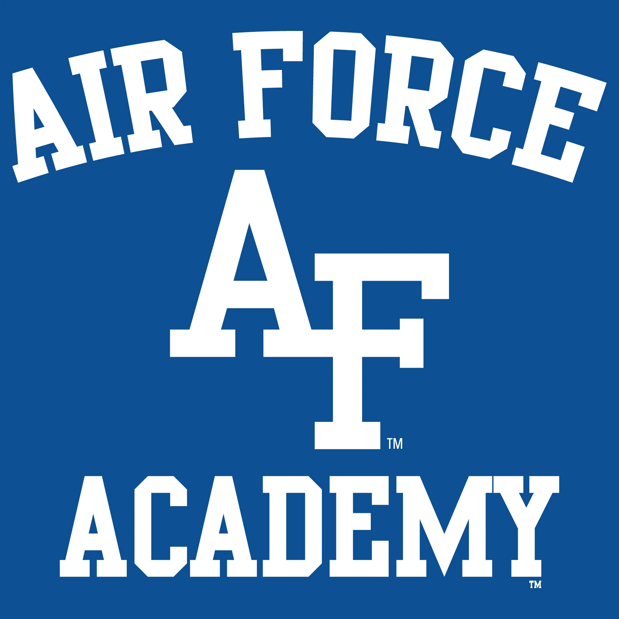Air Force Academy Falcons Arch Logo Women's T-Shirt - Royal - Image 2