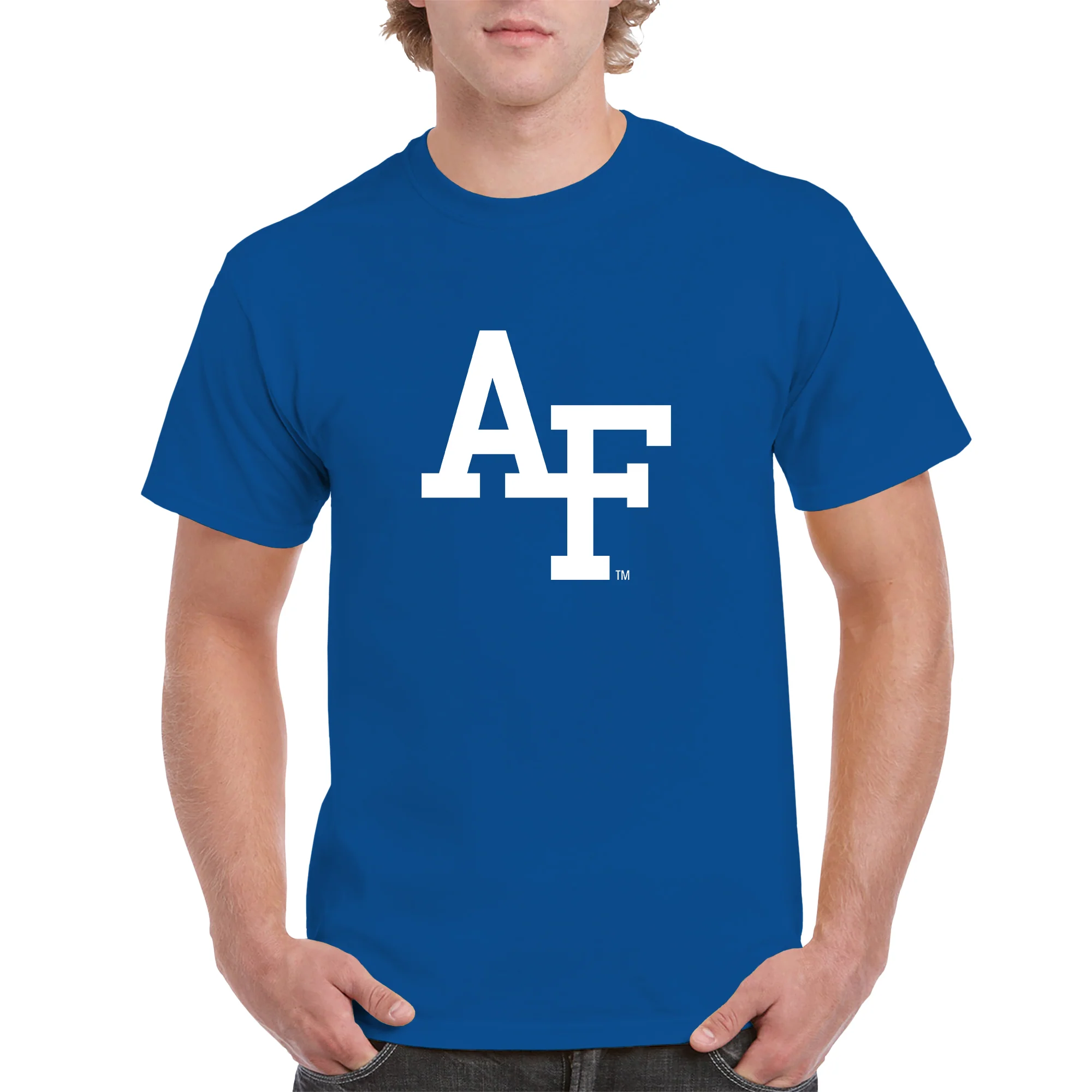 Air Force Academy Falcons Primary Logo T-Shirt - Royal - Image 3