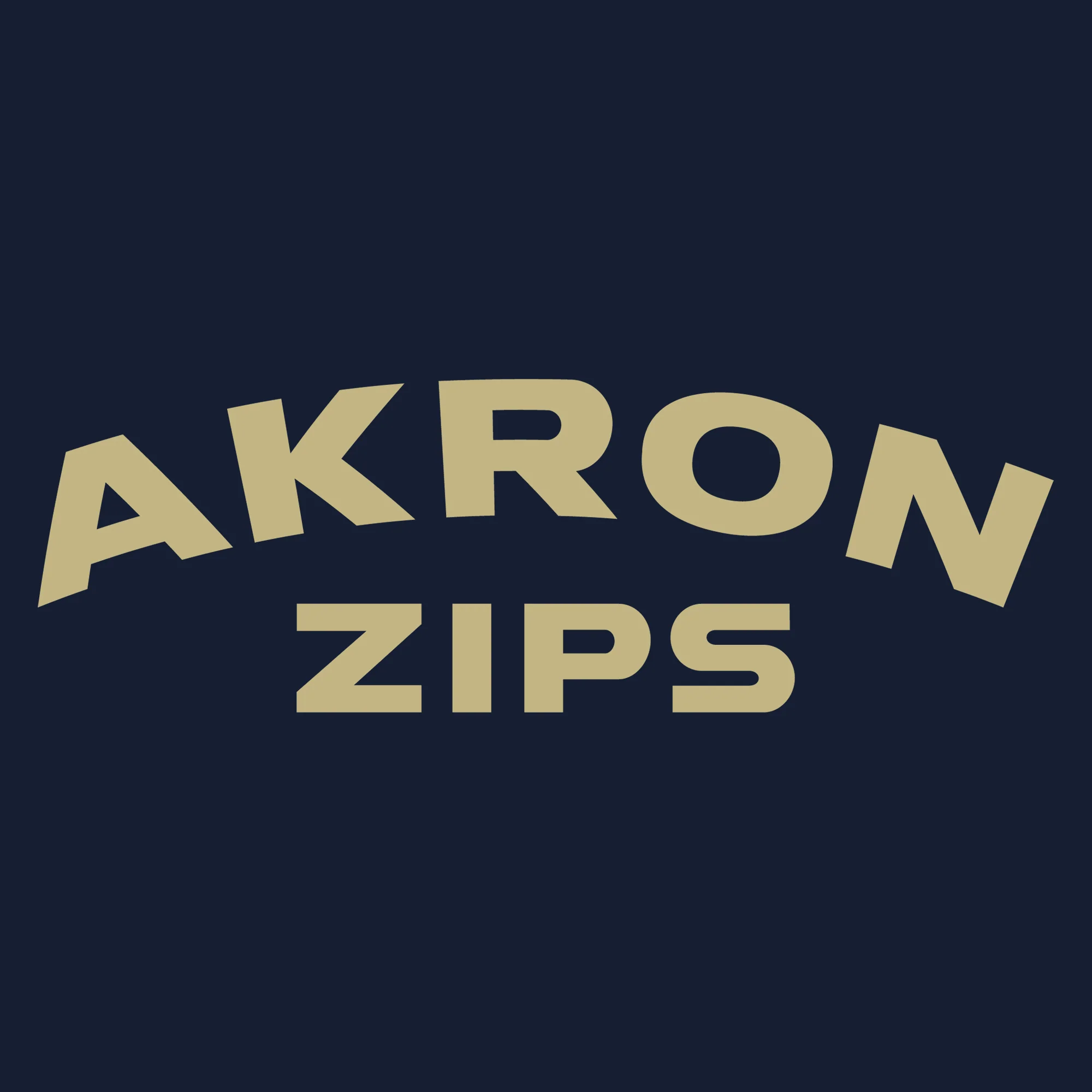 Akron Zips Arch Logo Crewneck Sweatshirt - Navy - Image 2