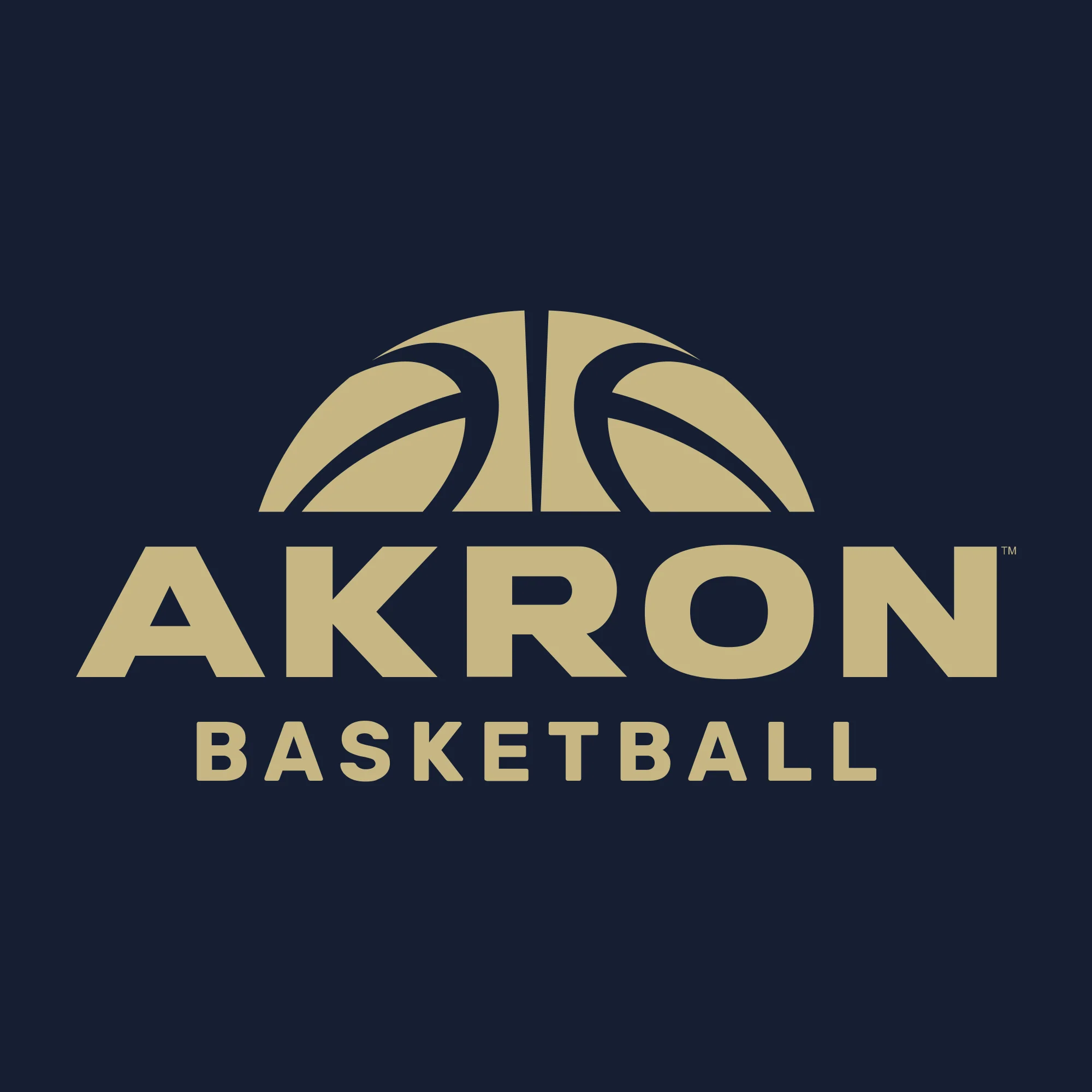 Akron Zips Basketball Hype T-Shirt - Navy - Image 2