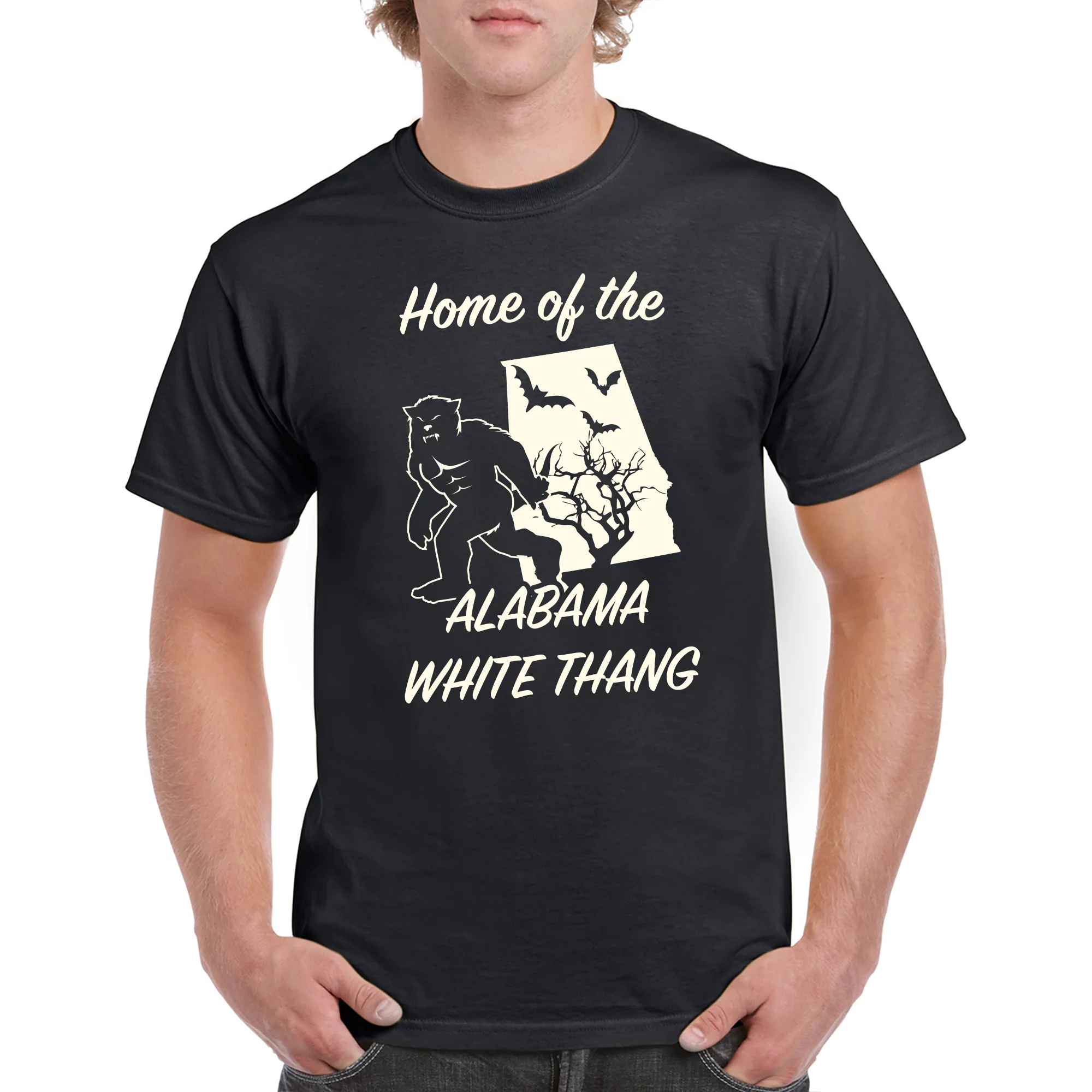 Alabama White Thang Cryptid T-Shirt - Black - Image 3