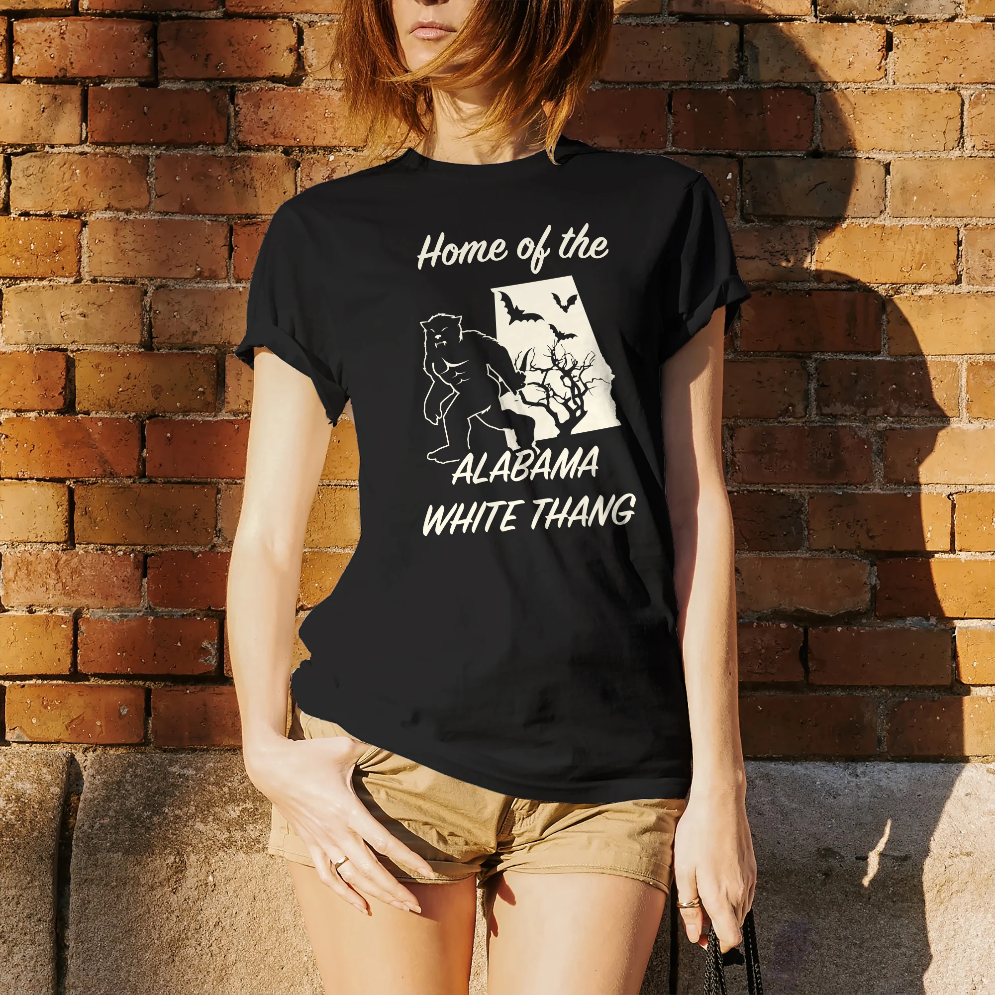 Alabama White Thang Cryptid T-Shirt - Black - Image 4