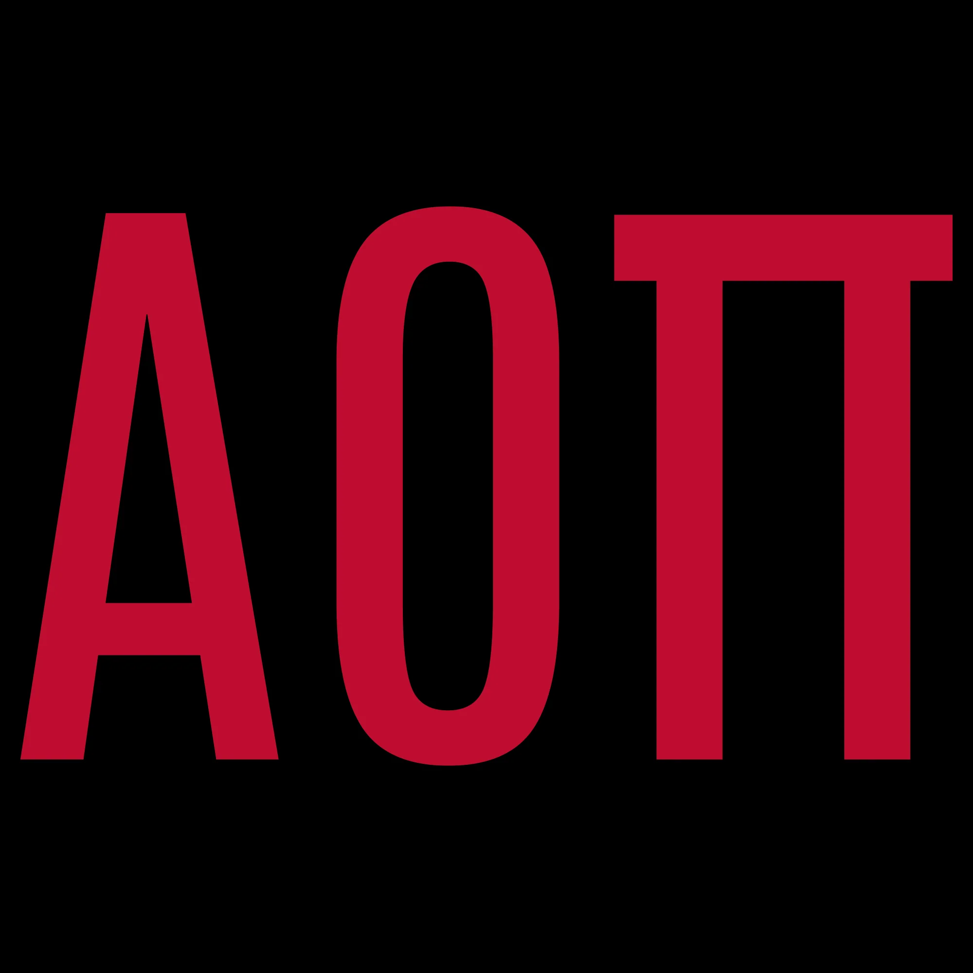 Alpha Omicron Pi Greek Letter Block Womens T-Shirt - Image 3