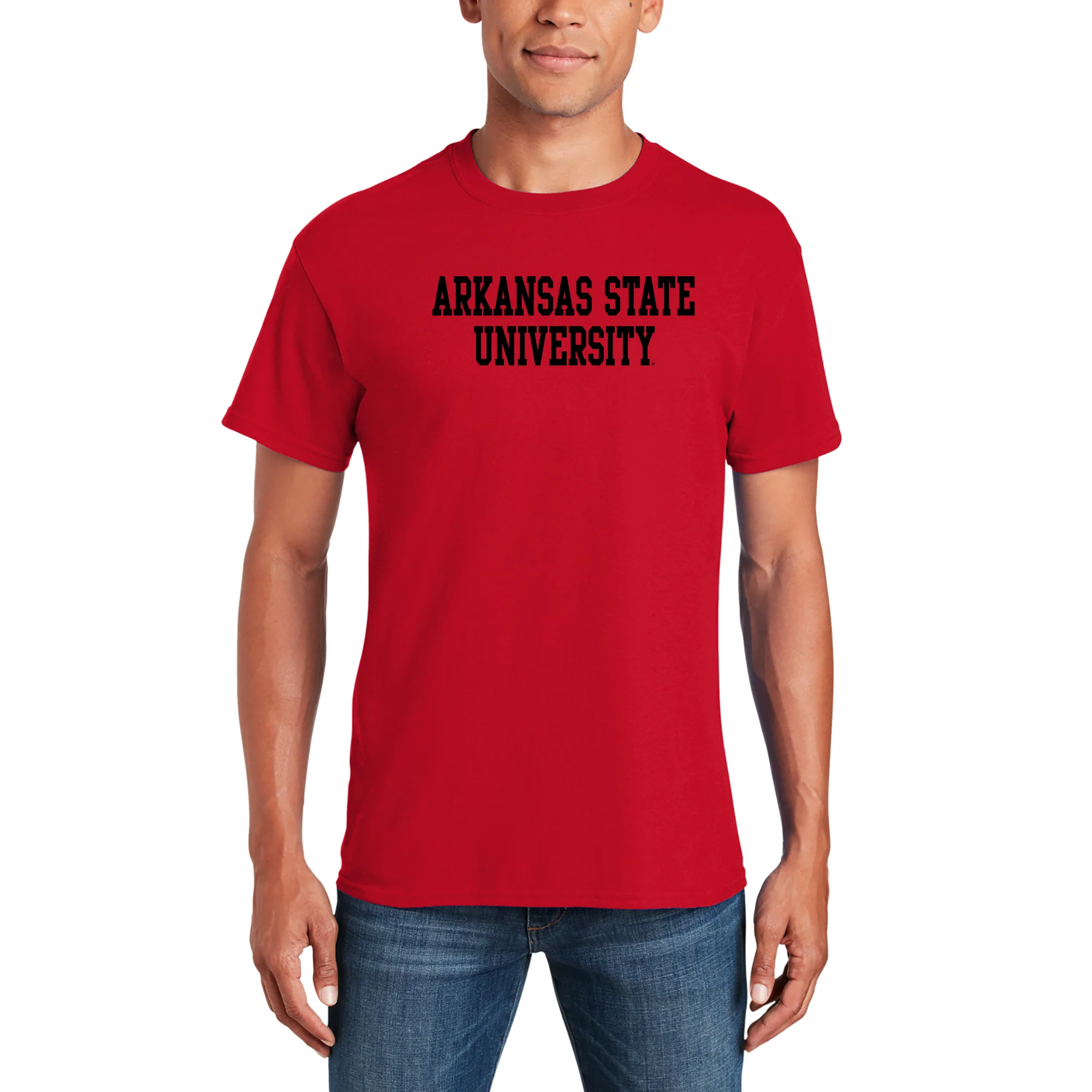Arkansas State Basic Block T-Shirt - Red - Image 3
