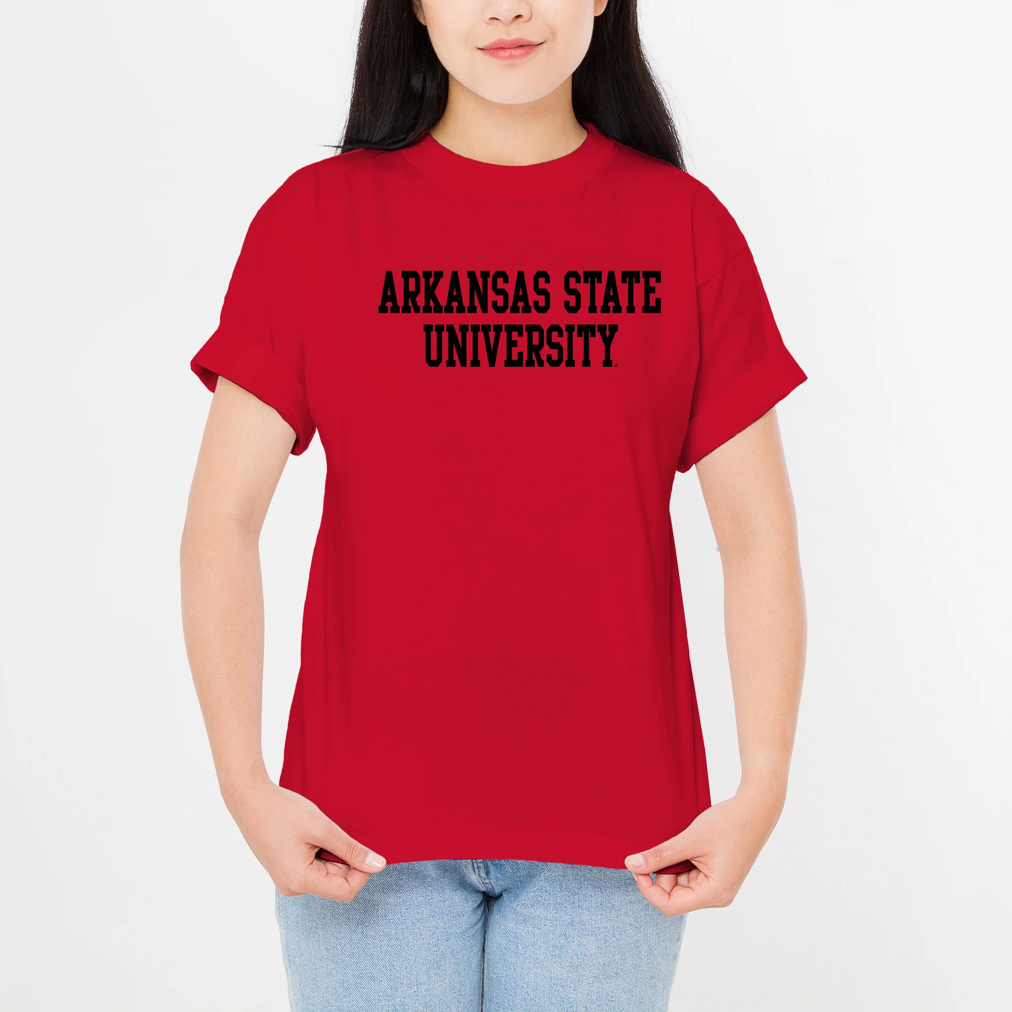 Arkansas State Basic Block T-Shirt - Red - Image 4