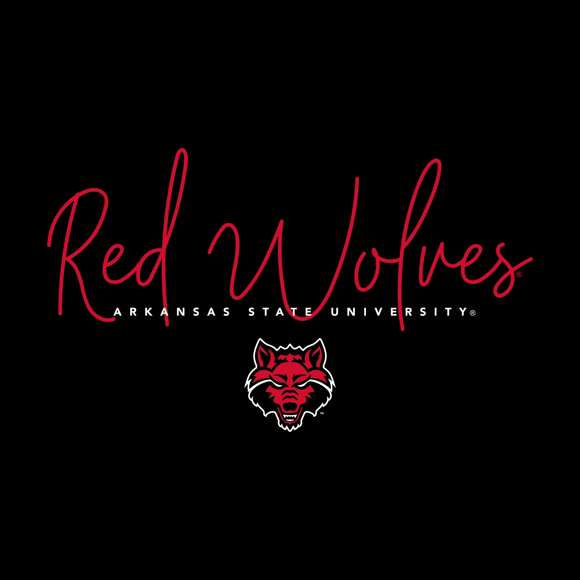 Arkansas State Thin Script Women's T-Shirt - Black - Image 2