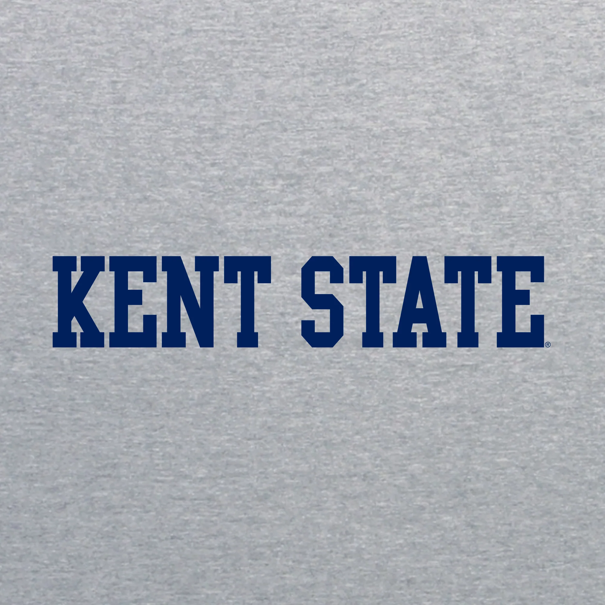Kent State Golden Flashes Basic Block T Shirt - Sport Grey - Image 2