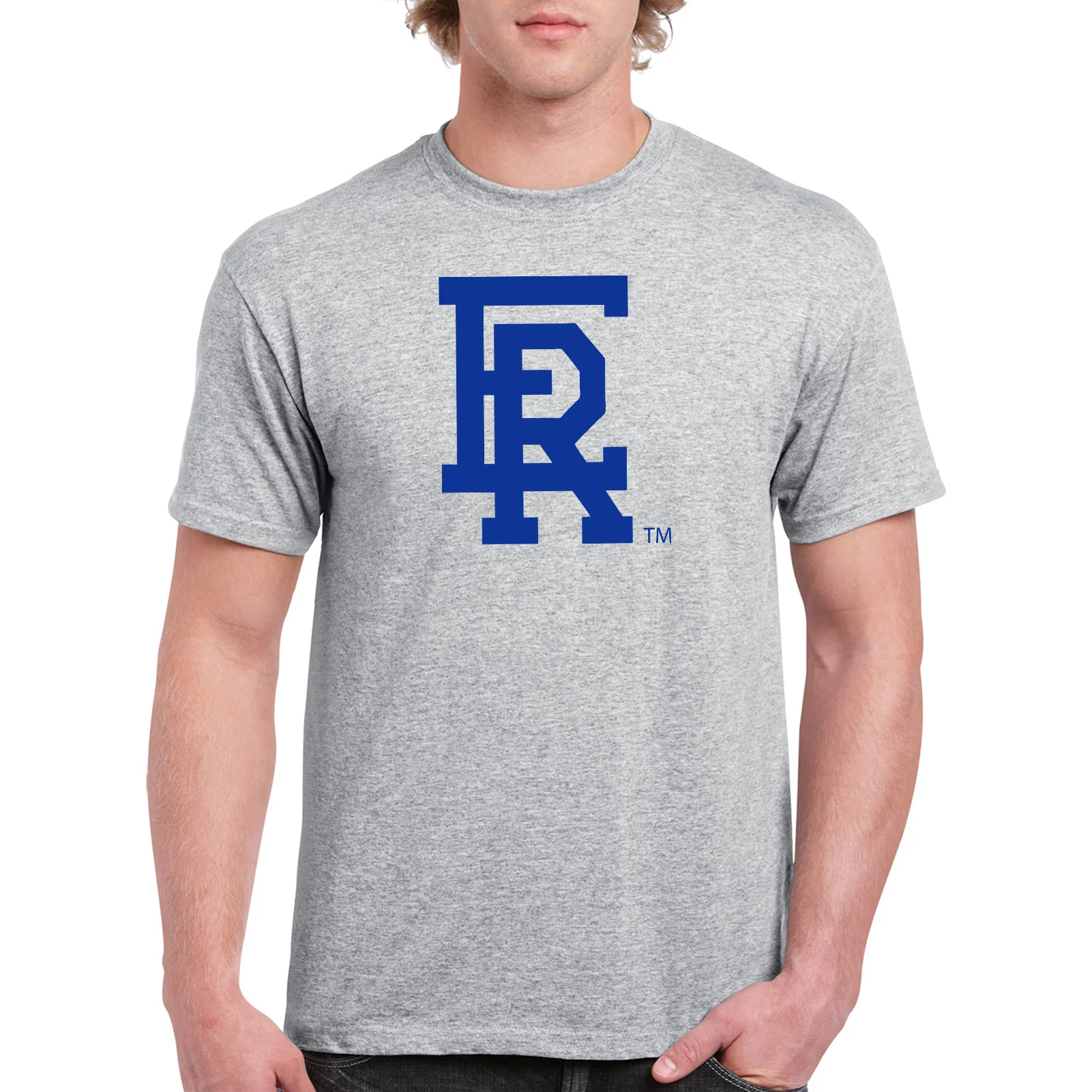 Embry-Riddle Aeronautical University Eagles Daytona Primary Logo T Shirt - Sport Grey - Image 4