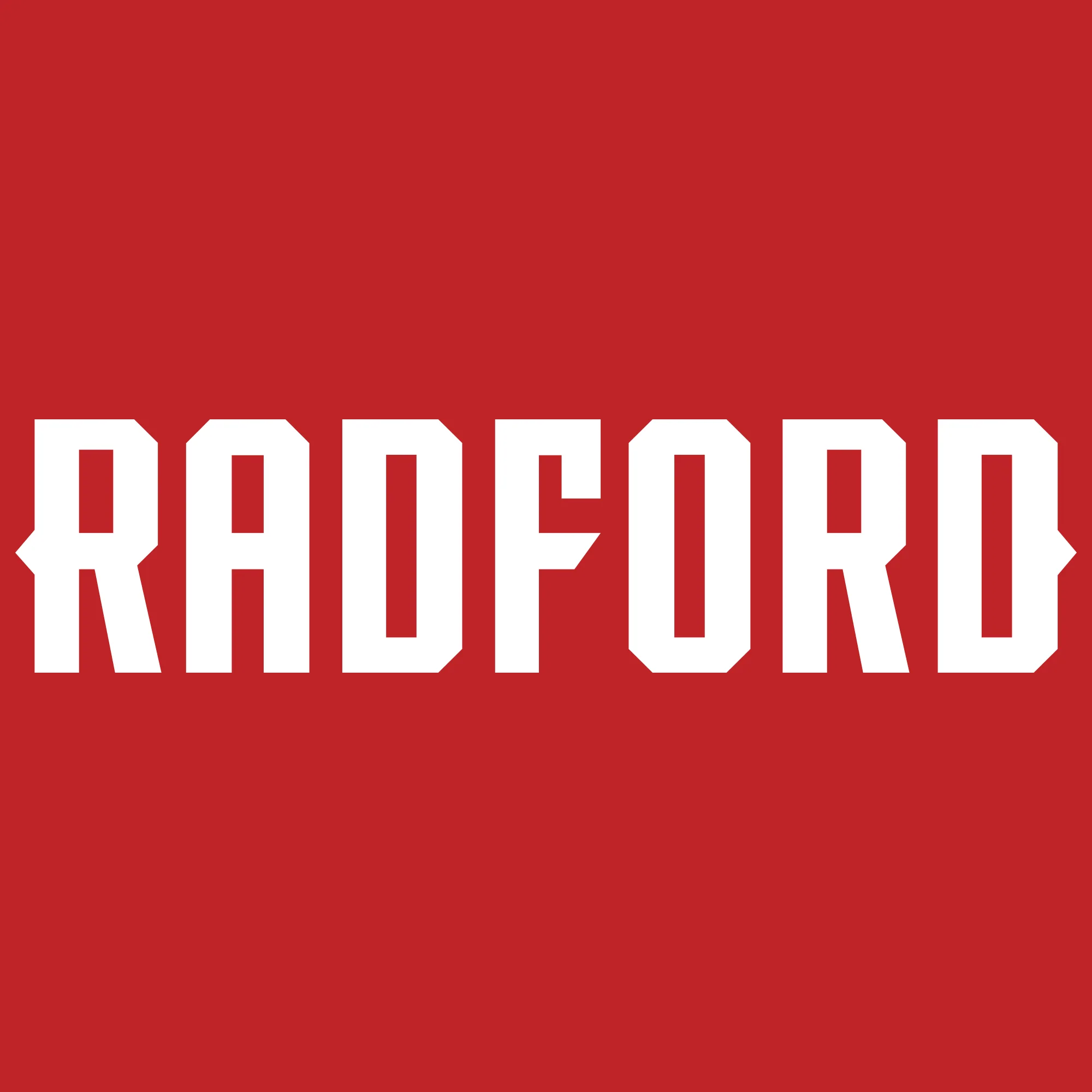 Radford University Highlanders Basic Block Cotton Short Sleeve Youth T Shirt - Red - Image 2