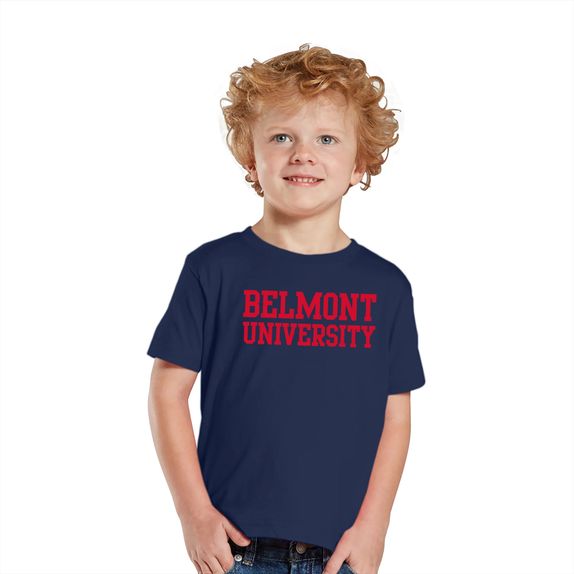 Belmont University Bruins Basic Block Toddler T Shirt - Navy - Image 3
