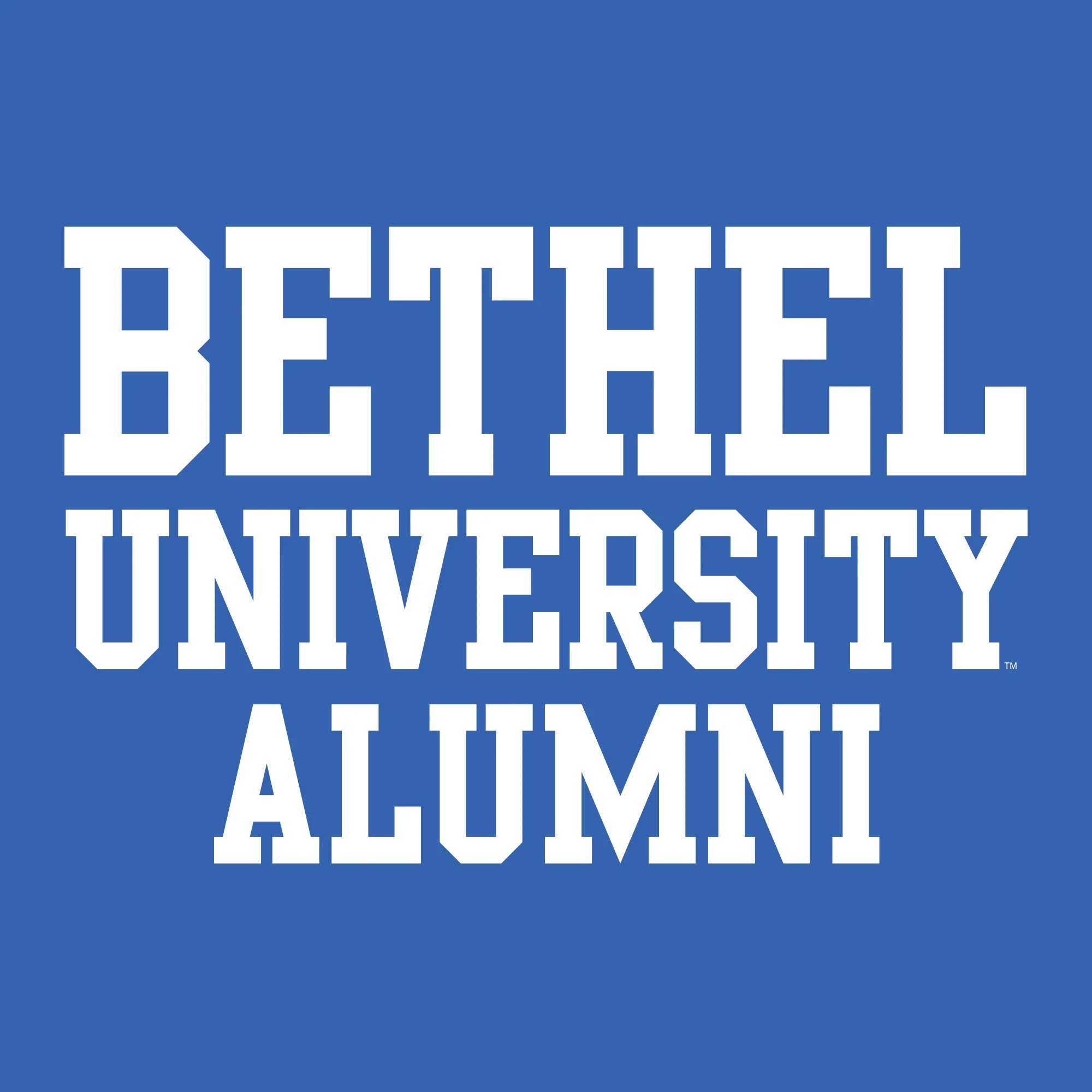 Bethel University Pilots Basic Block Alumni Short Sleeve T Shirt - Royal - Image 2
