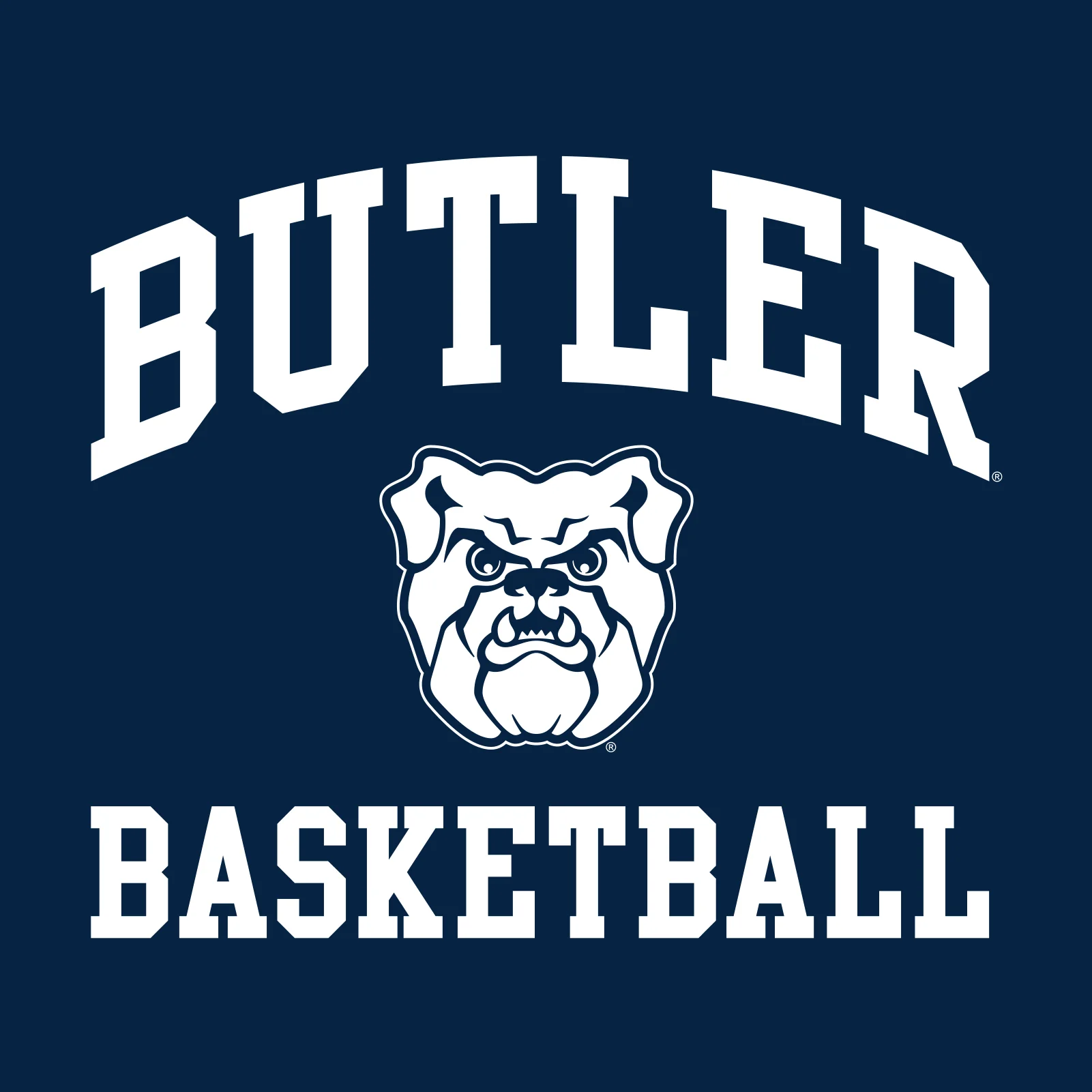 Butler University Bulldogs Arch Logo Basketball Short Sleeve T Shirt - Navy - Image 2