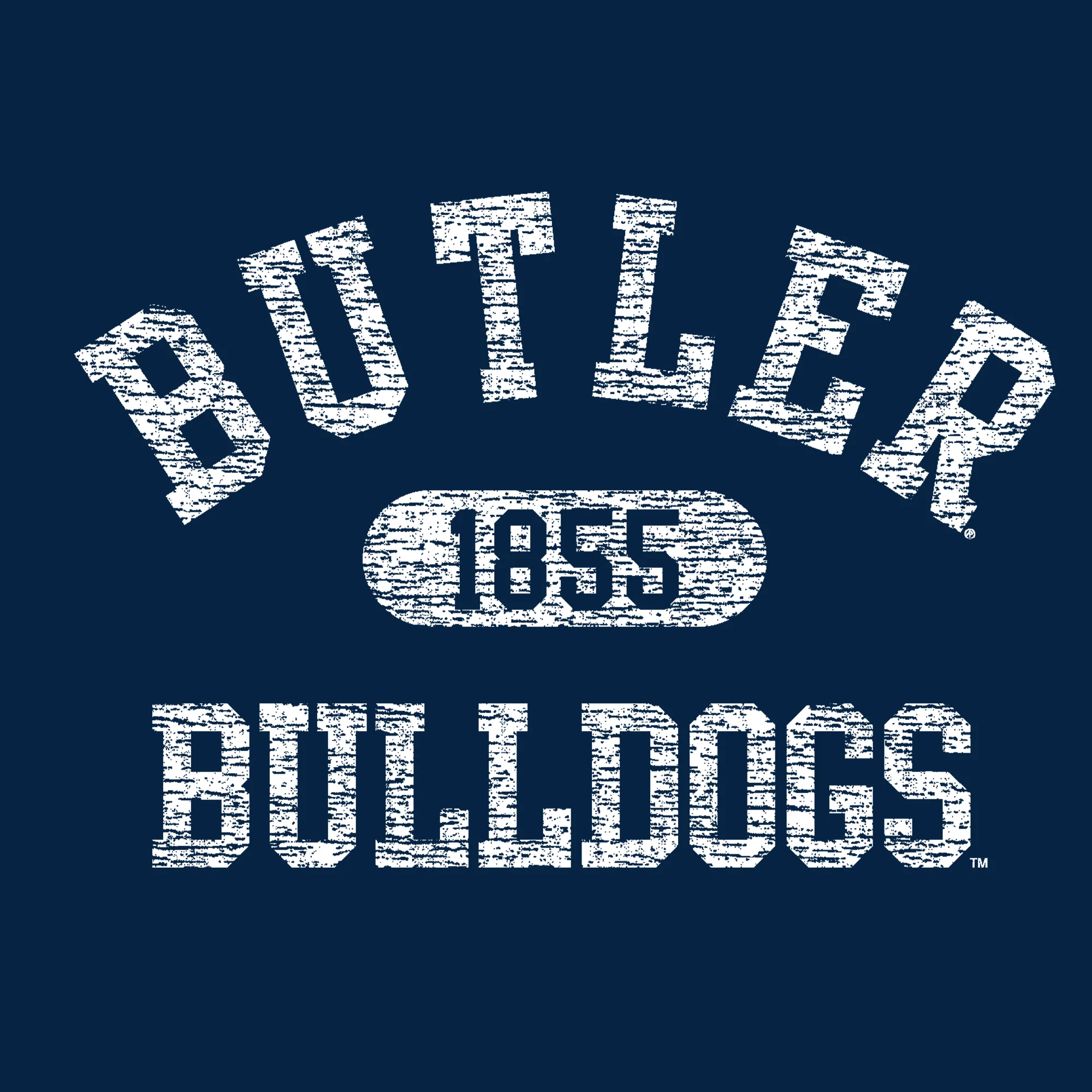 Butler University Bulldogs Athletic Arch Hoodie - Navy - Image 2
