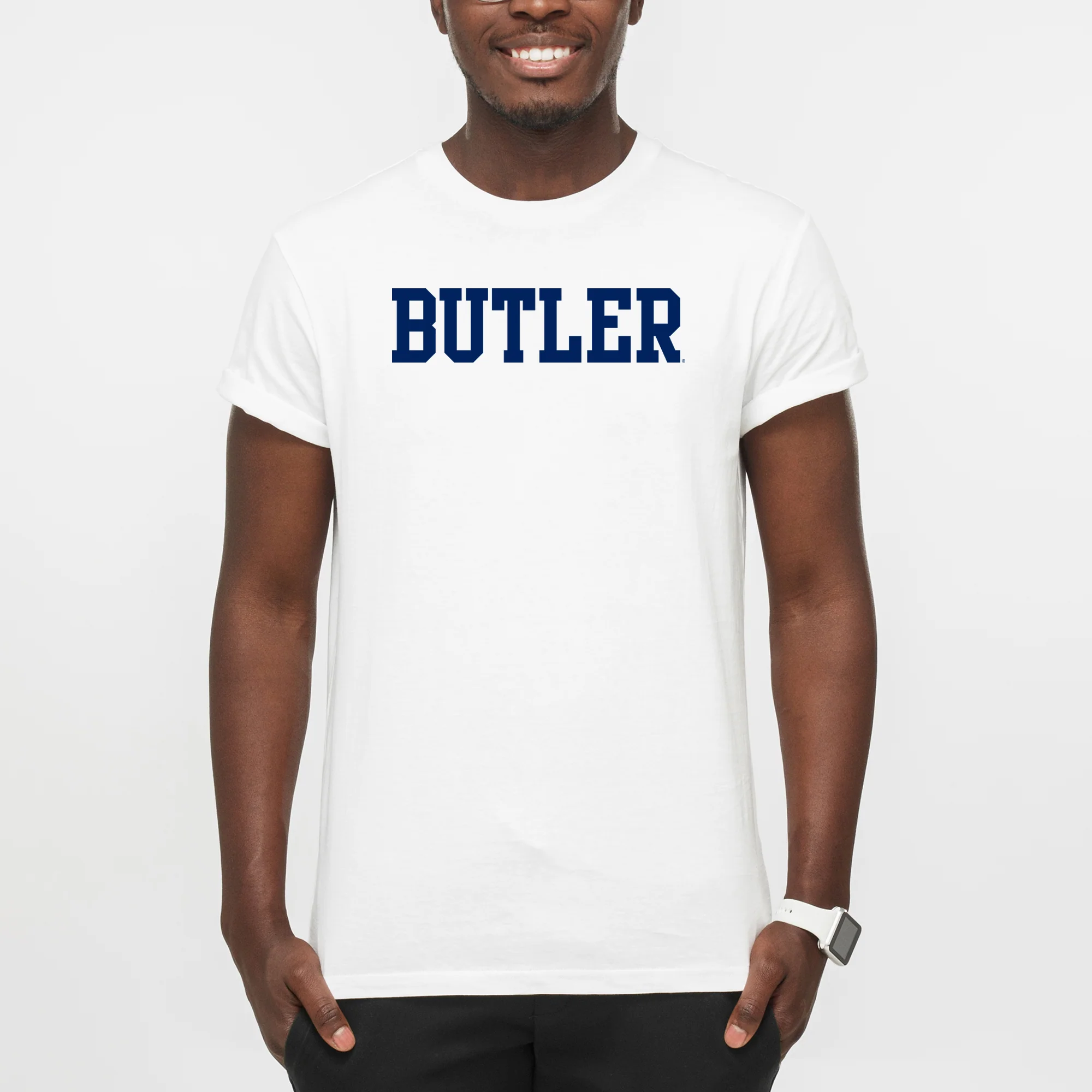 Butler University Bulldogs Basic Block T-Shirt - White - Image 3