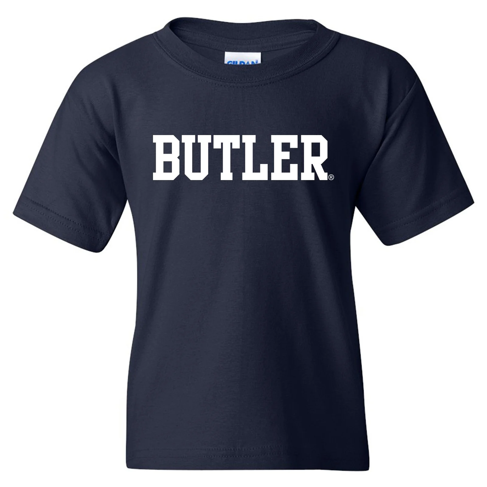 Butler University Bulldogs Basic Block Youth T-Shirt - Navy