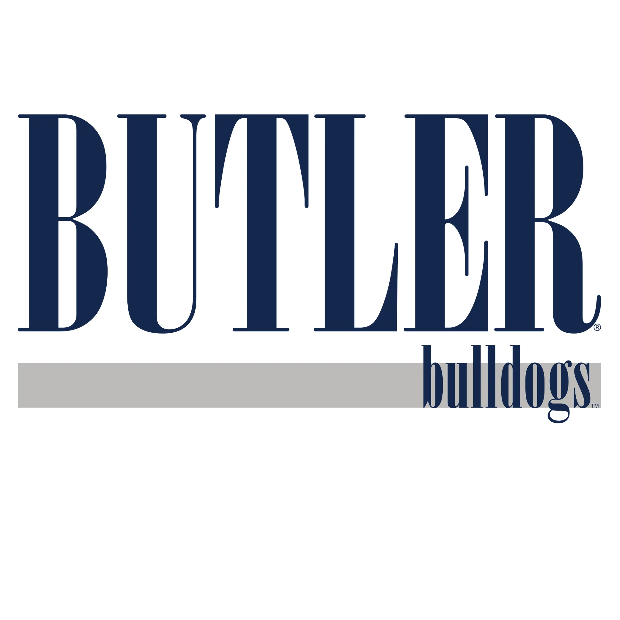 Butler University Bulldogs Boldline Crewneck Sweatshirt - White - Image 2