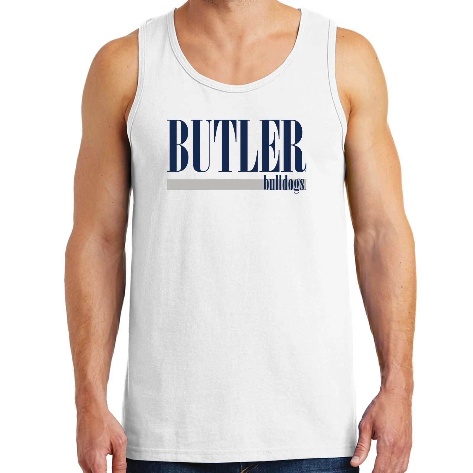 Butler University Bulldogs Boldline Tank Top - White - Image 3