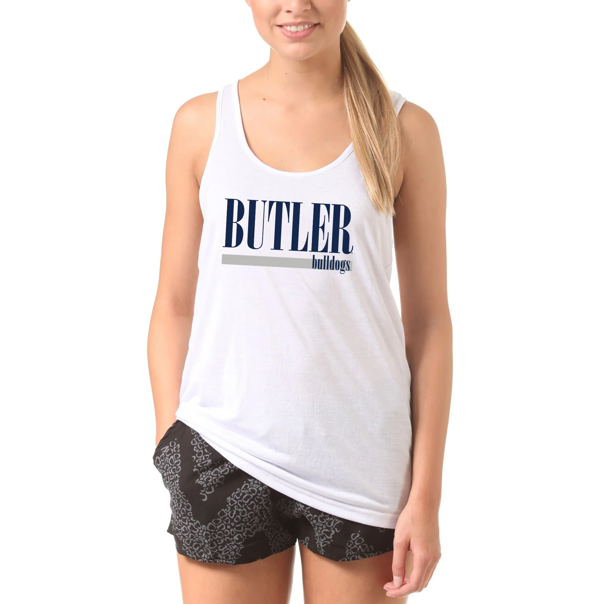 Butler University Bulldogs Boldline Tank Top - White - Image 4