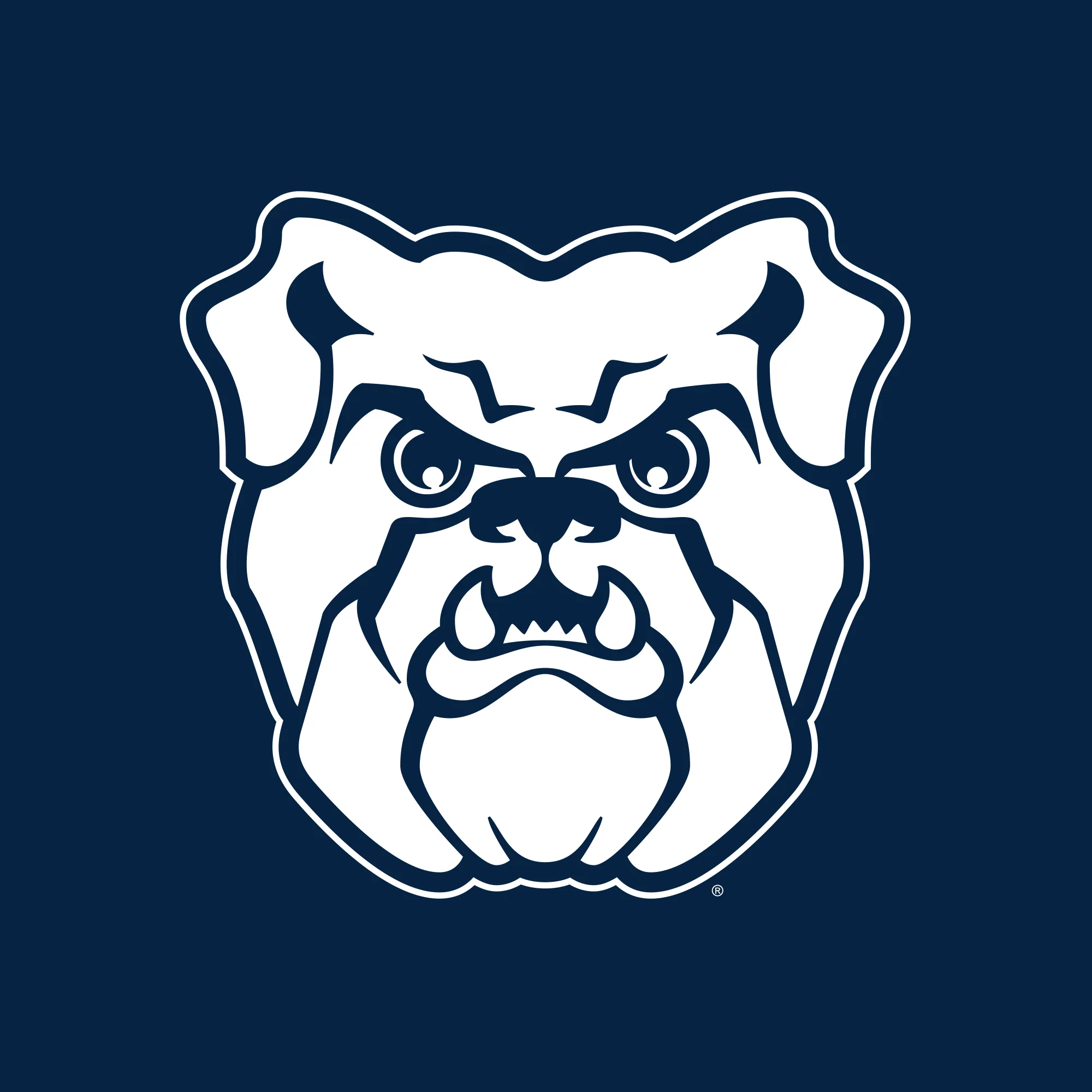 Butler University Bulldogs Logo T-Shirt Short Sleeve - Navy - Image 2