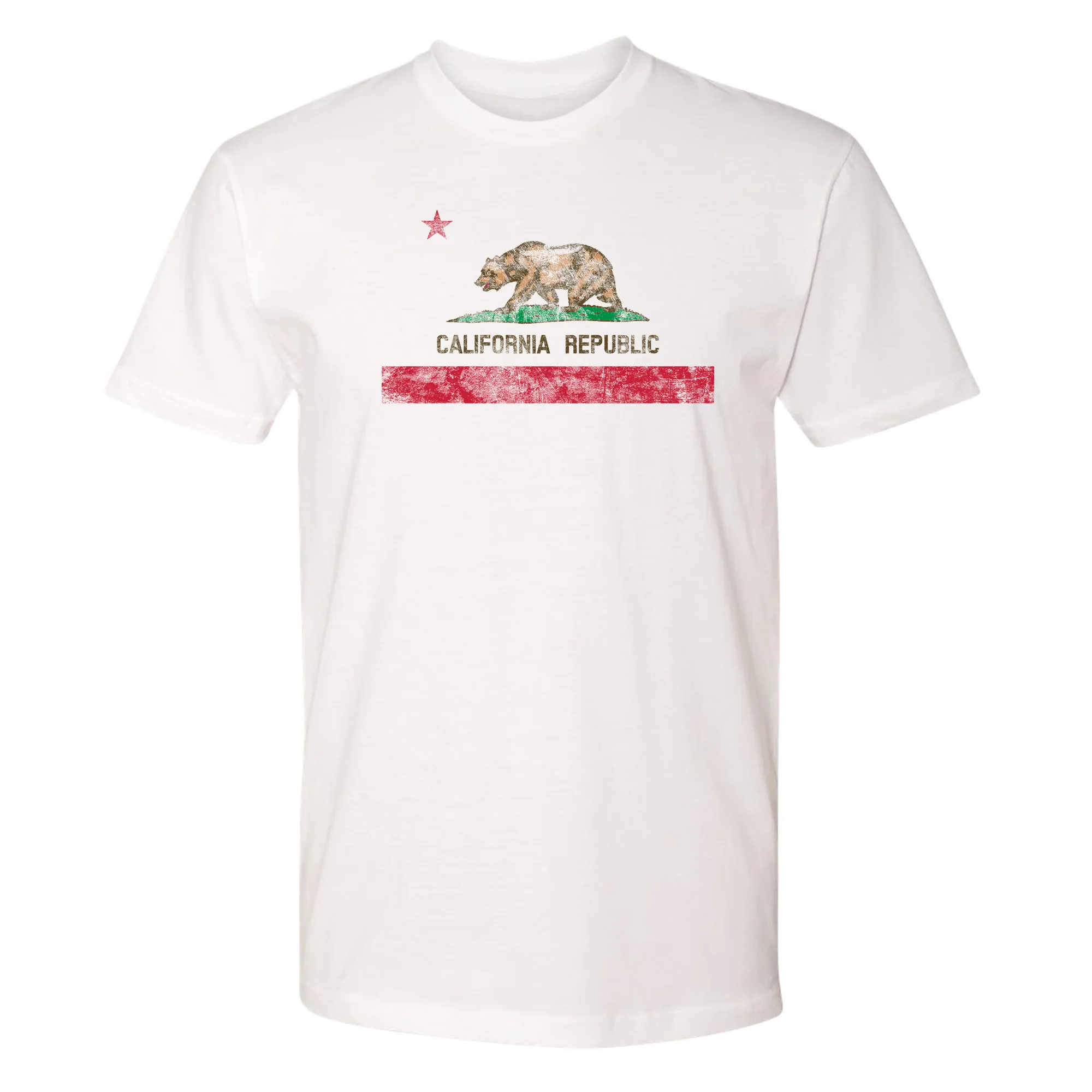 California State Flag NLA T-Shirt - White