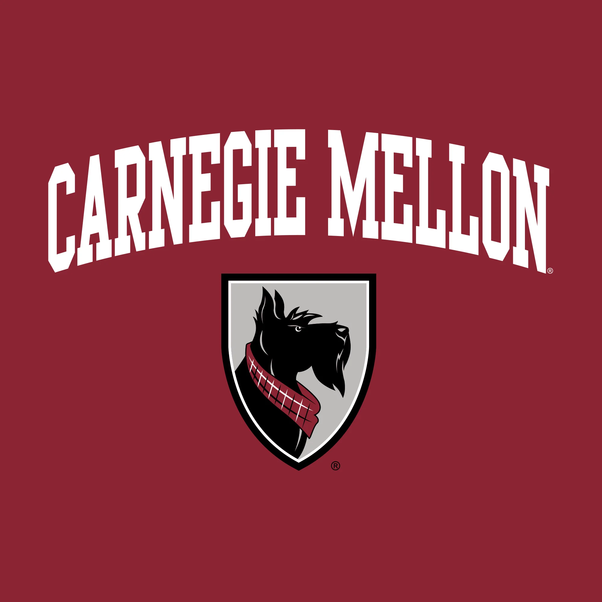 Carnegie Mellon Tartans Arch Logo Long Sleeve T Shirt - Cardinal - Image 2