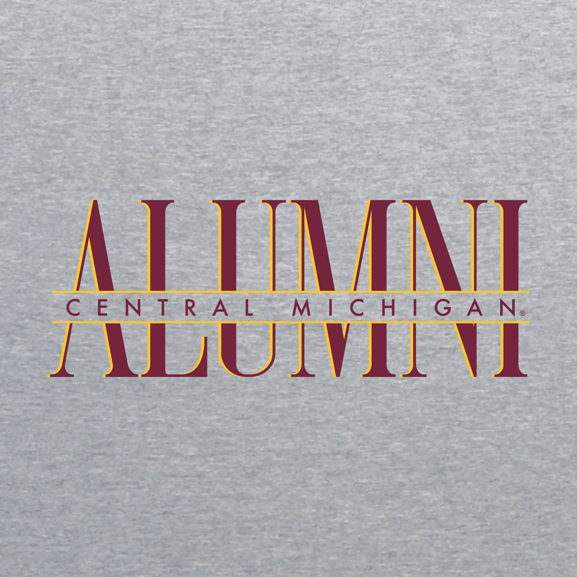 Central Michigan Classic Alumni T-Shirt - Sport Grey - Image 2