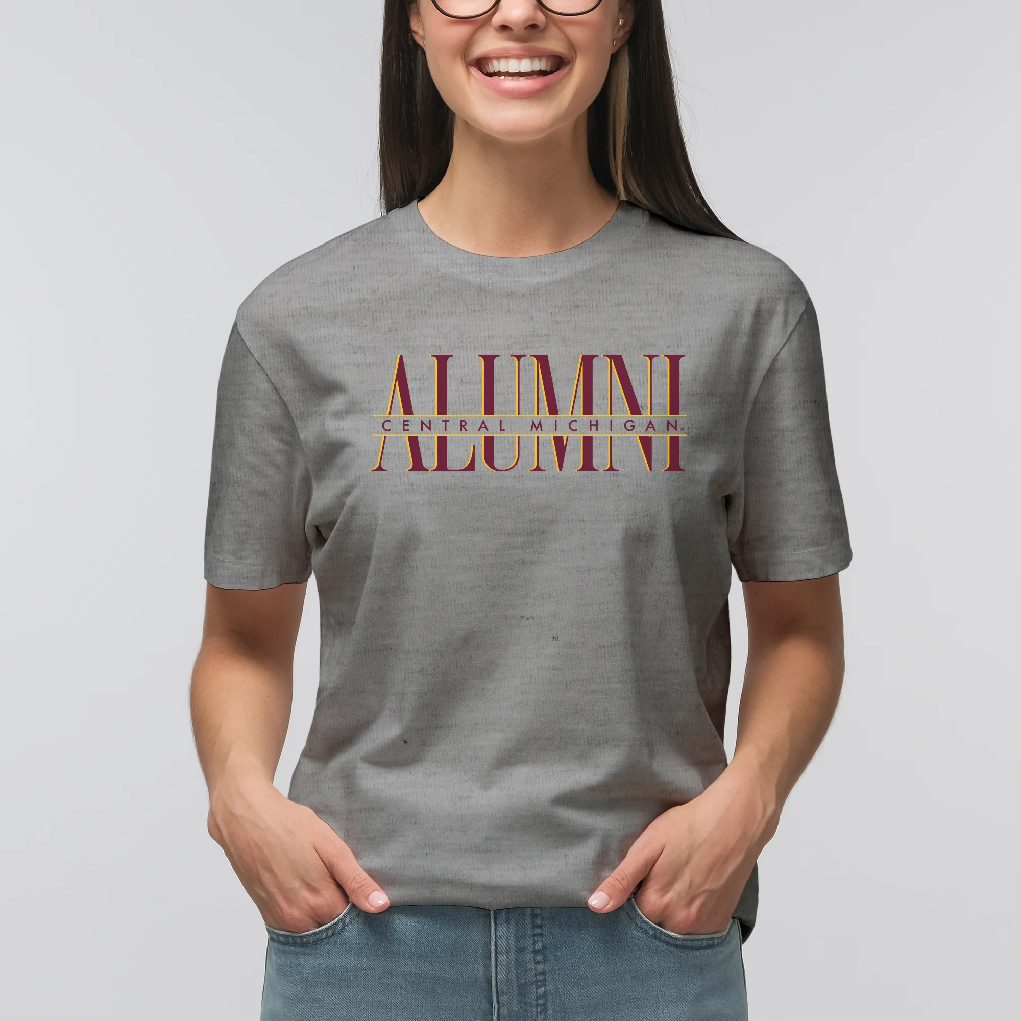 Central Michigan Classic Alumni T-Shirt - Sport Grey - Image 4