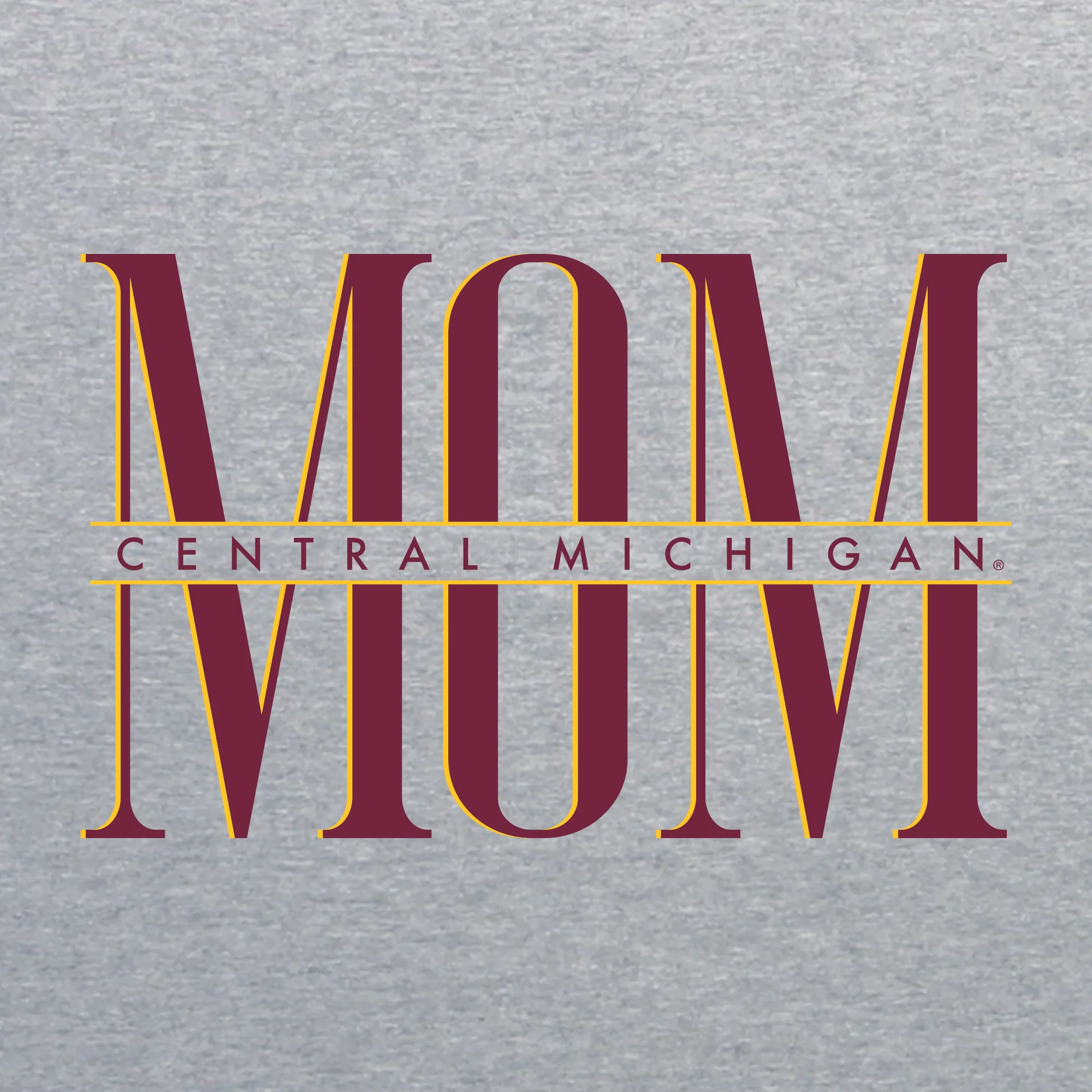 Central Michigan Classic Mom Crewneck - Sport Grey - Image 2