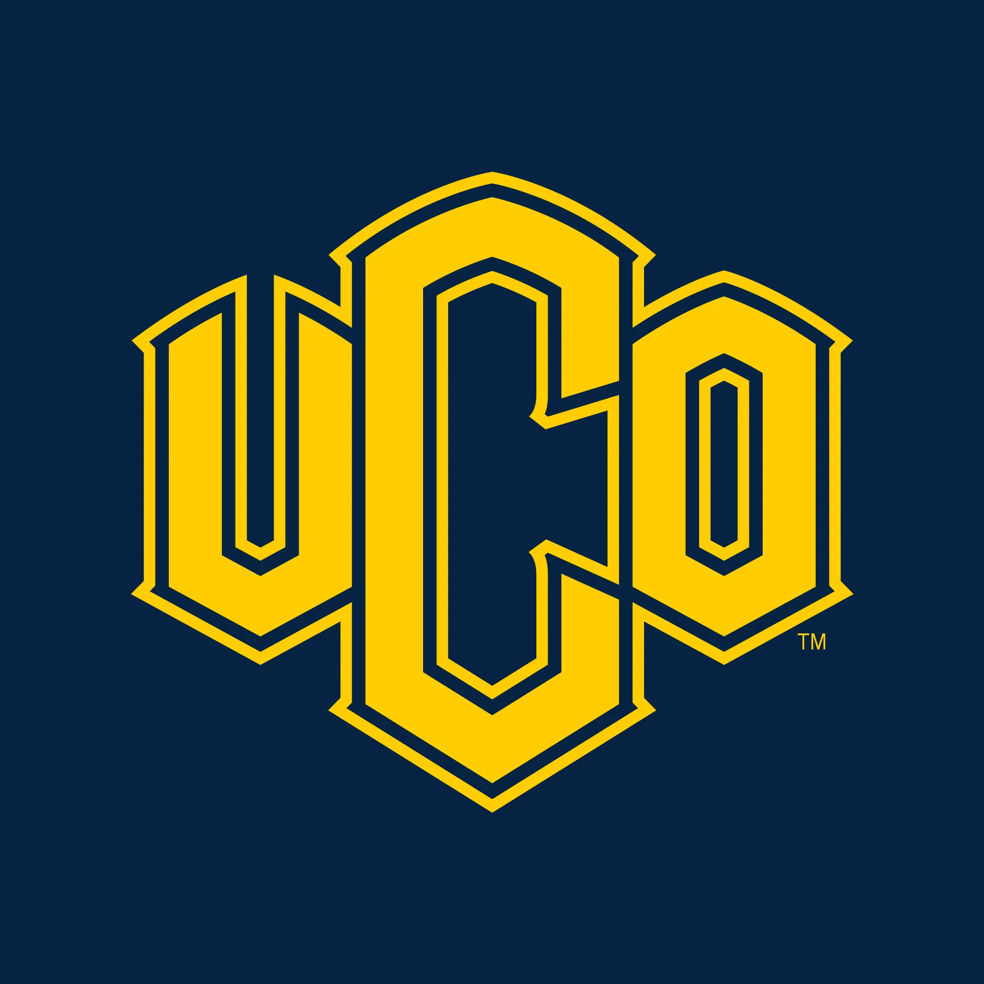 Central Oklahoma University Bronchos Primary Logo Tank Top - Navy - Image 2