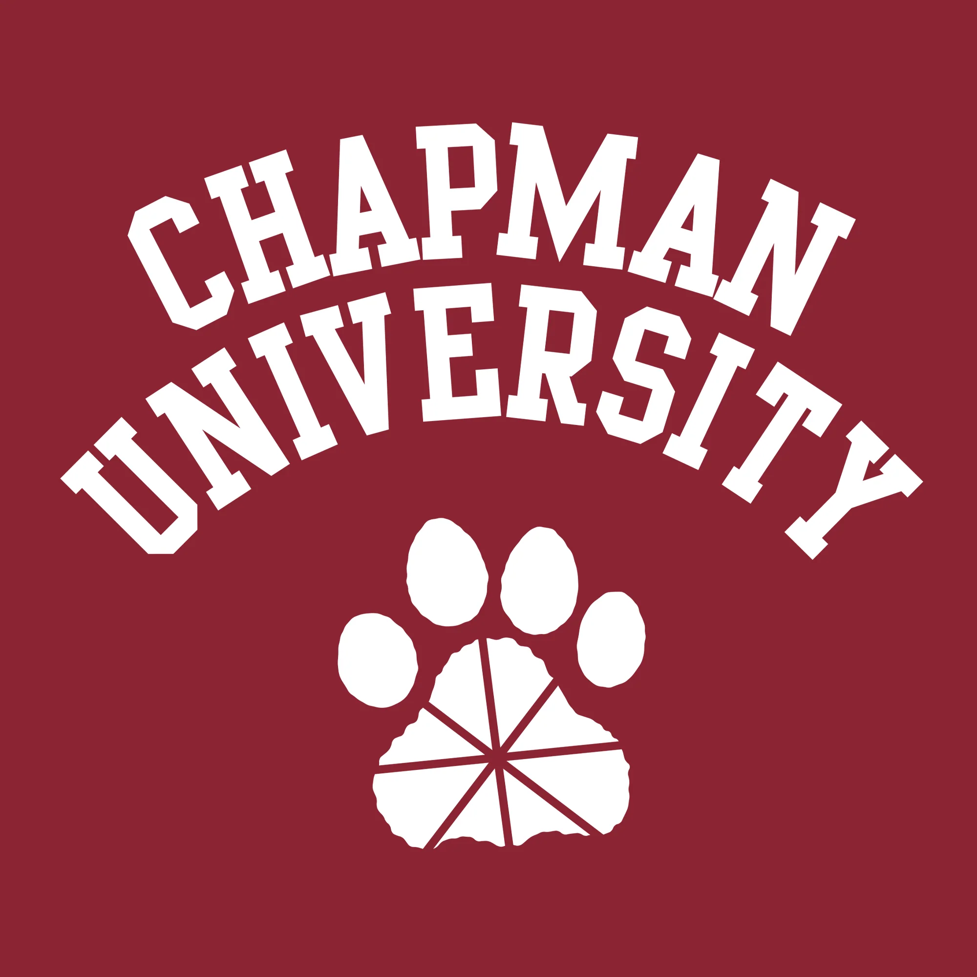 Chapman University Panthers Arch Logo Hoodie - Cardinal - Image 2