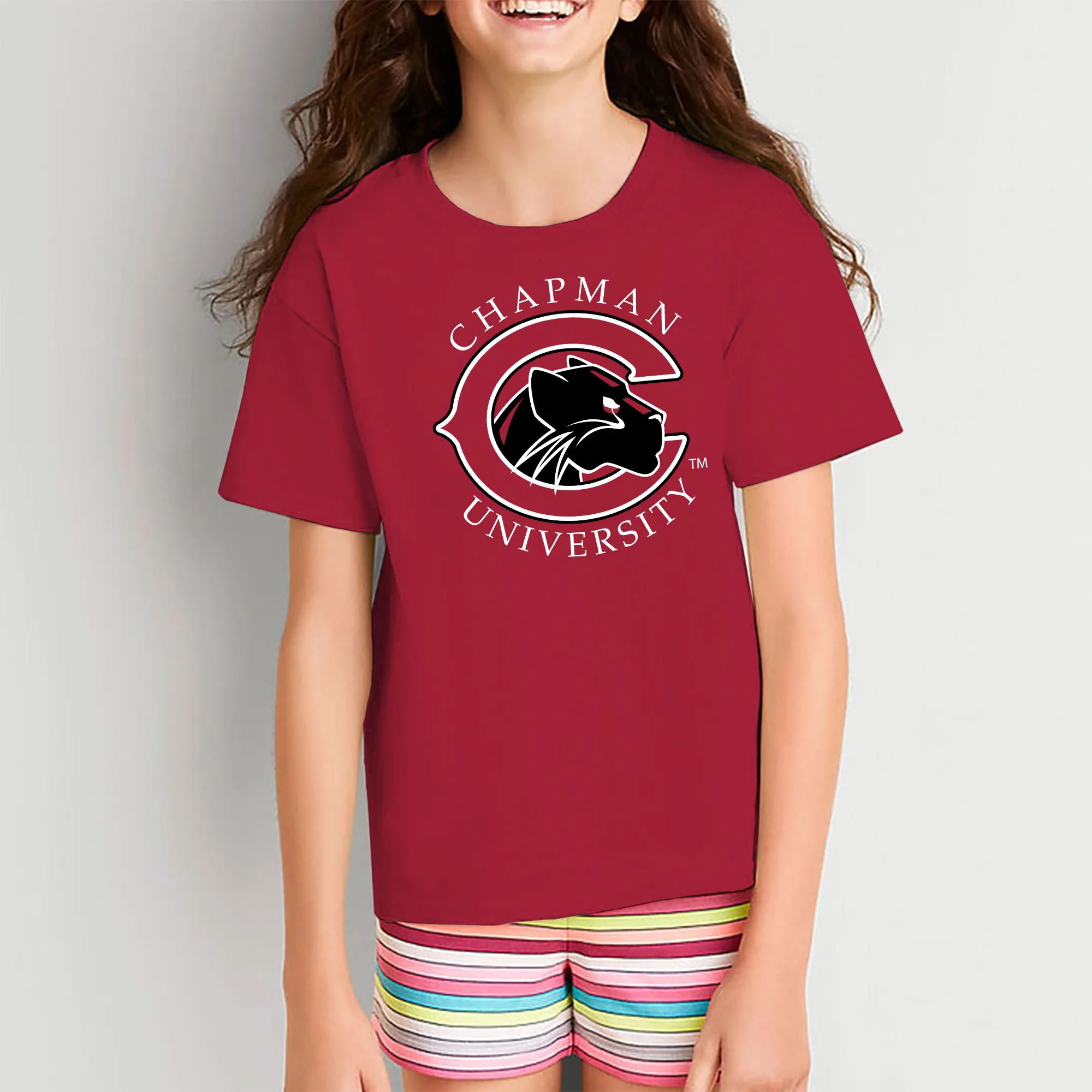 Chapman University Panthers Primary Logo Youth T-Shirt - Image 6