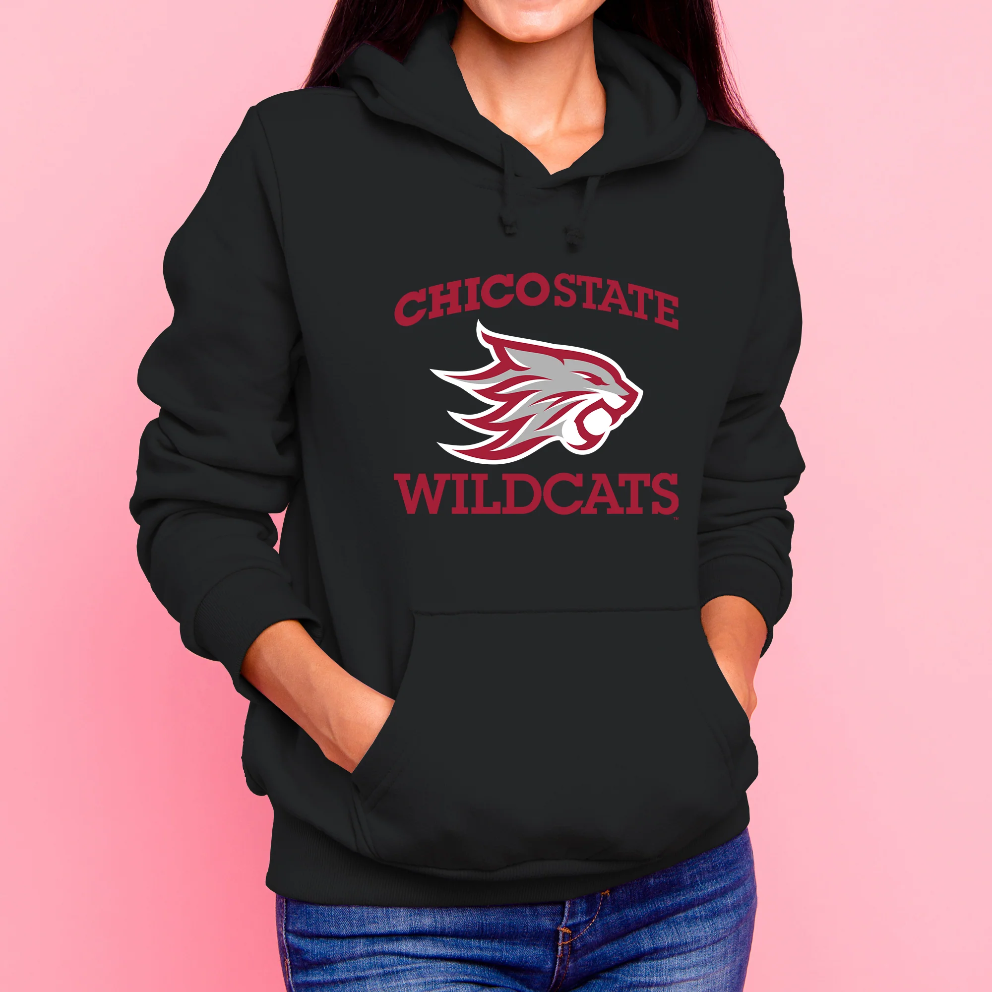 Chico State Wildcats Arch Logo Hoodie - Image 4