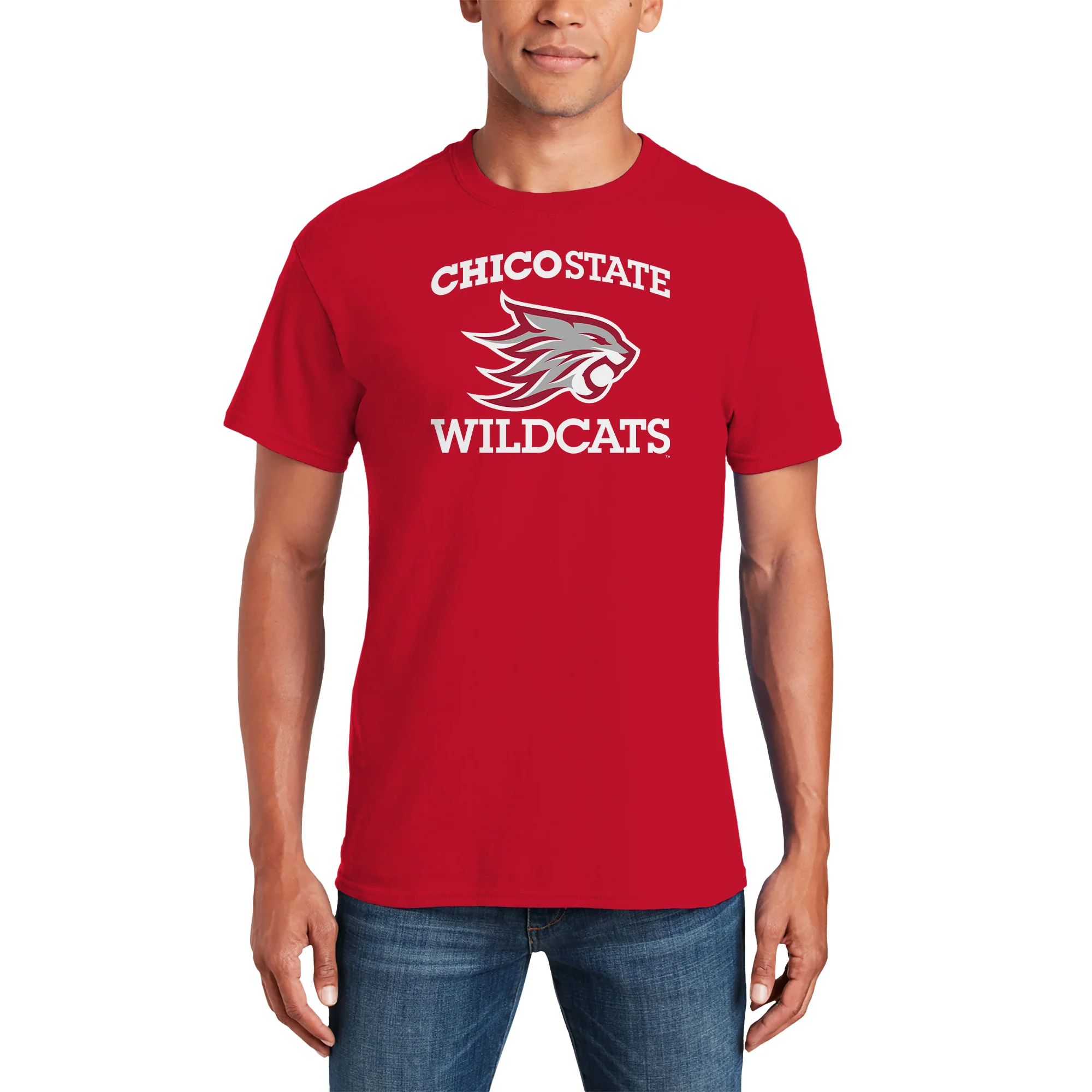 Chico State Wildcats Arch Logo T-Shirt - Image 6