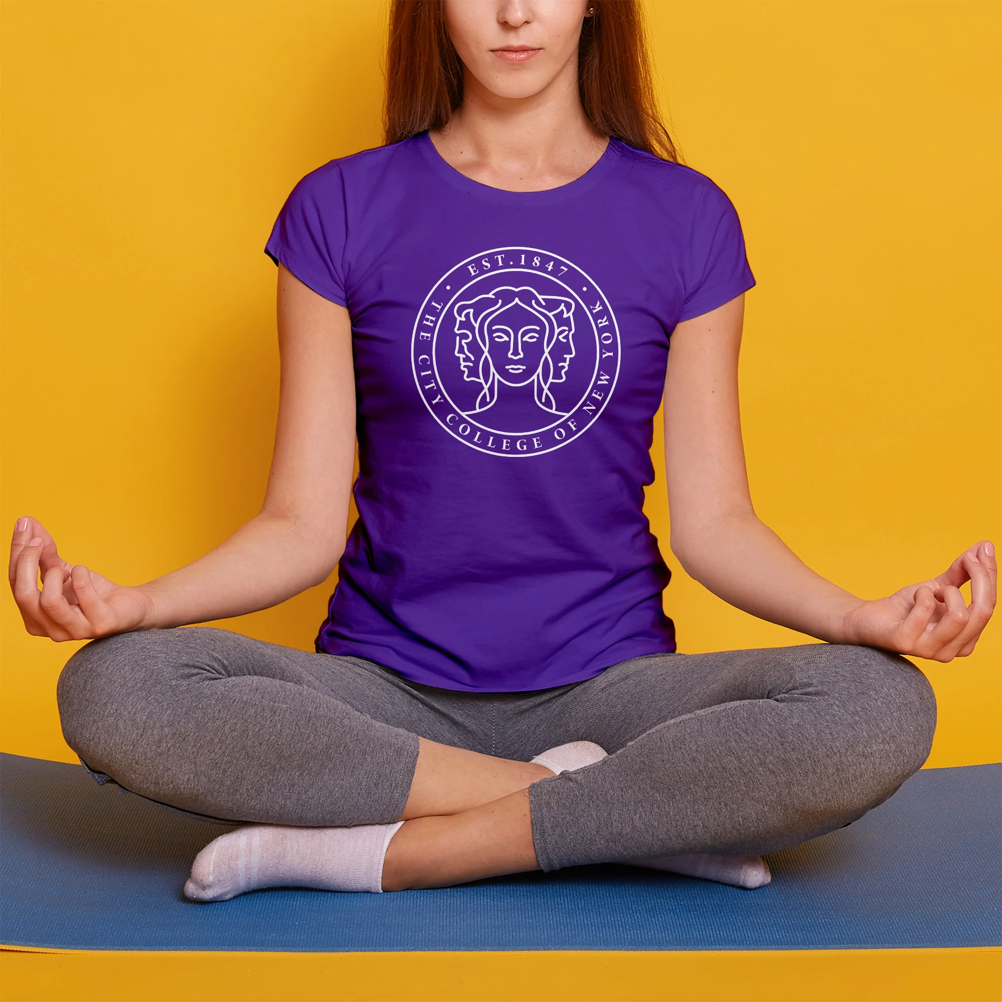 City College of New York Beavers Primary Logo Women's - Purple - Image 4