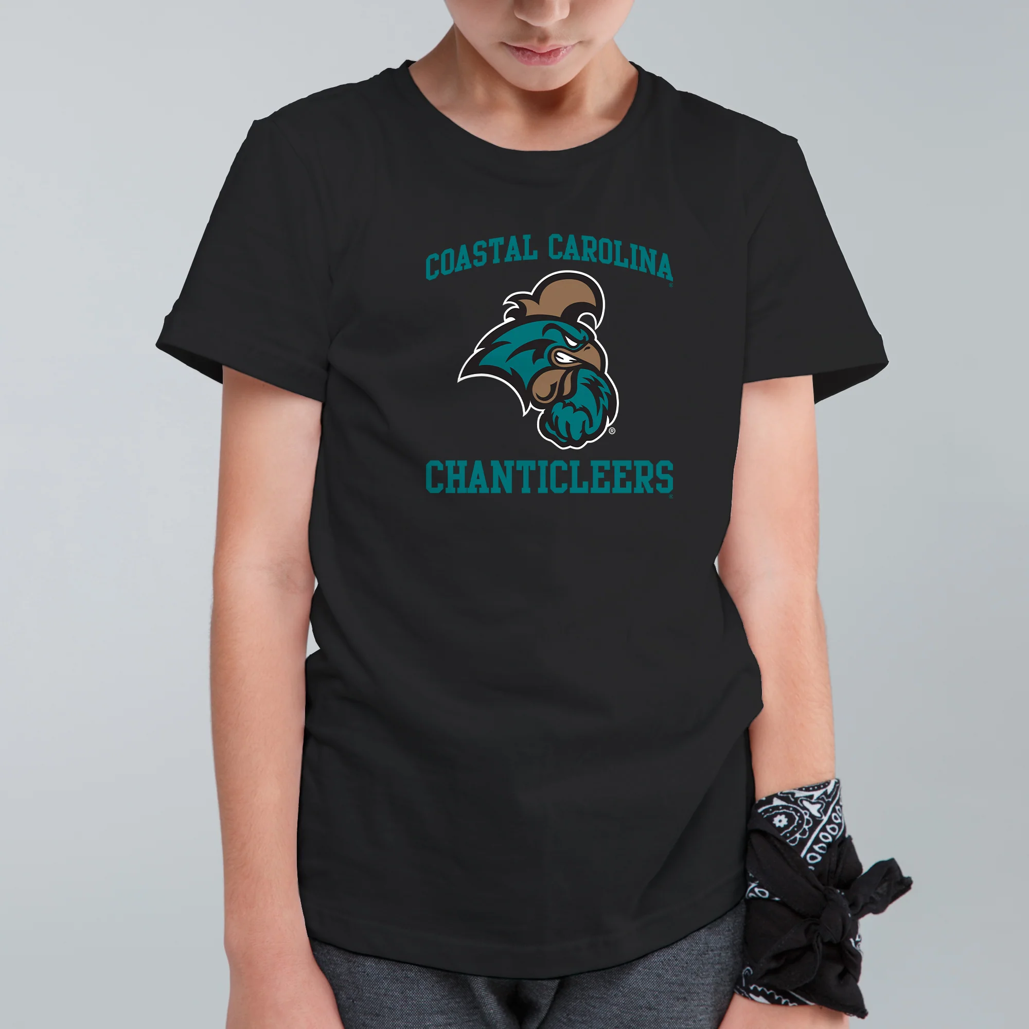 Coastal Carolina Chanticleers Arch Logo Youth T-Shirt - Image 4