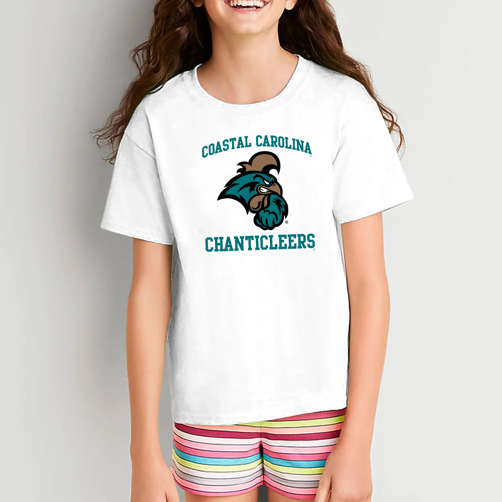 Coastal Carolina Chanticleers Arch Logo Youth T-Shirt - Image 6