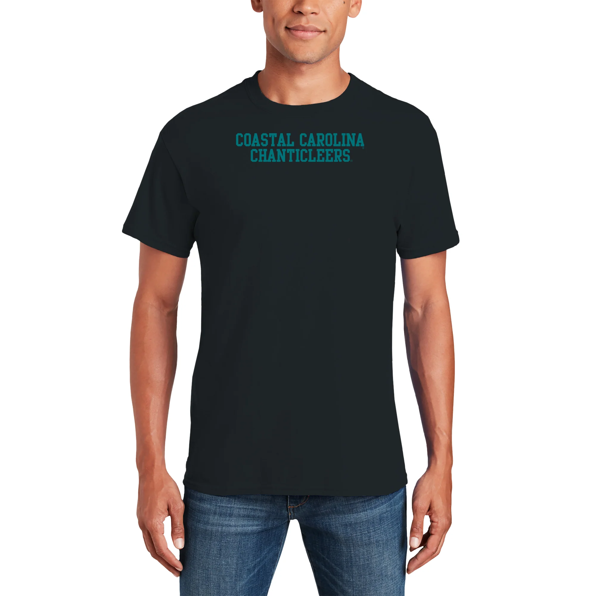 Coastal Carolina Chanticleers Basic Block T-Shirt - Black - Image 3