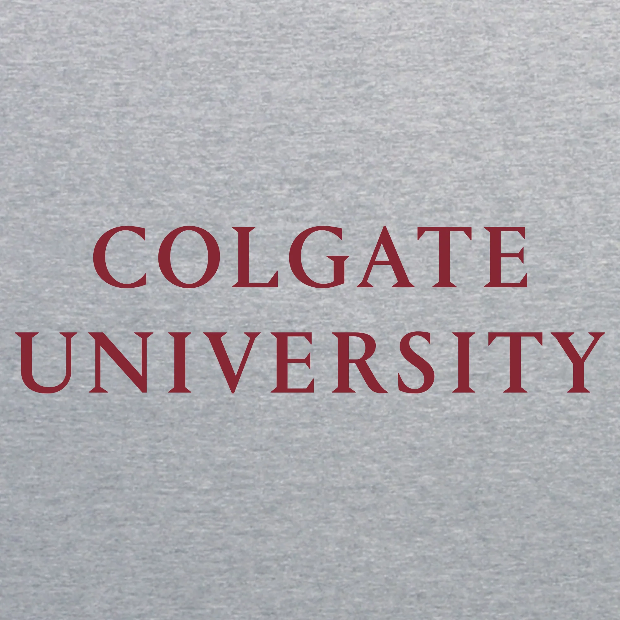 Colgate Institutional Logo T-Shirt - Sport Grey - Image 2