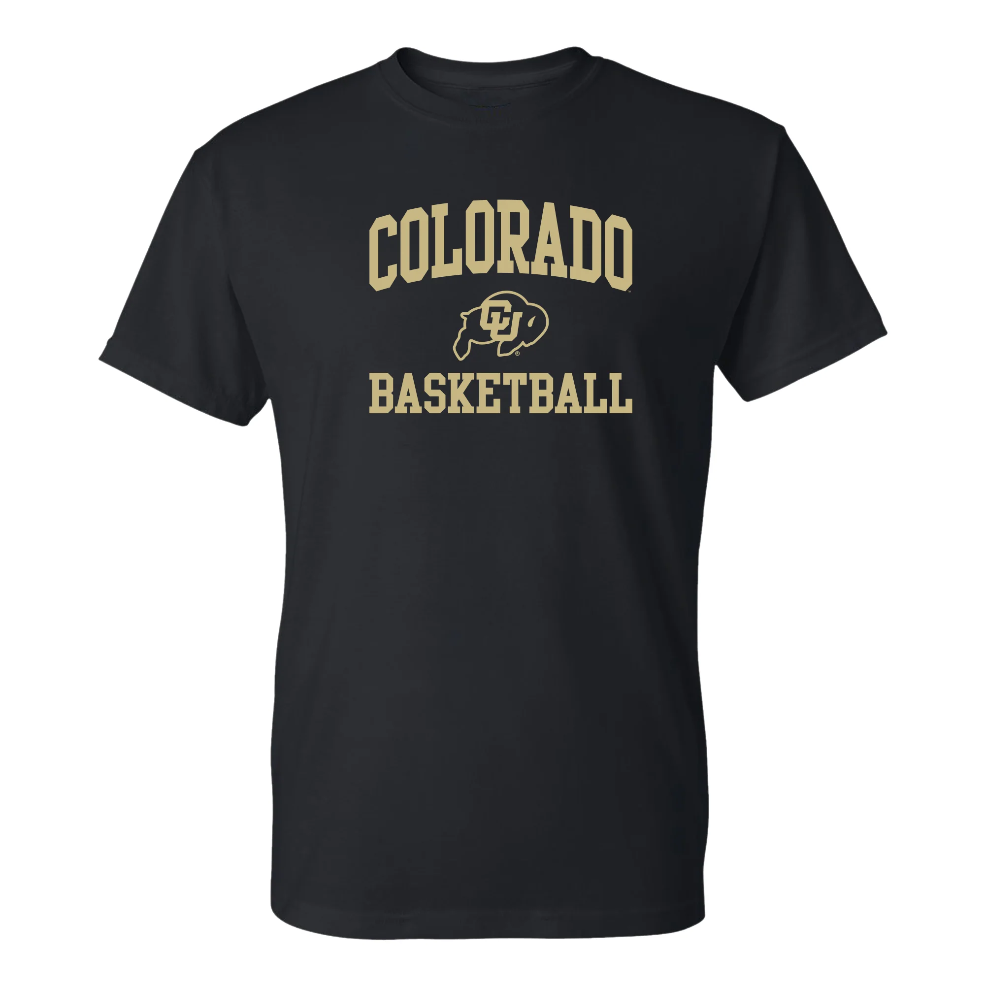 Colorado Arch Logo Basketball T-Shirt - Black
