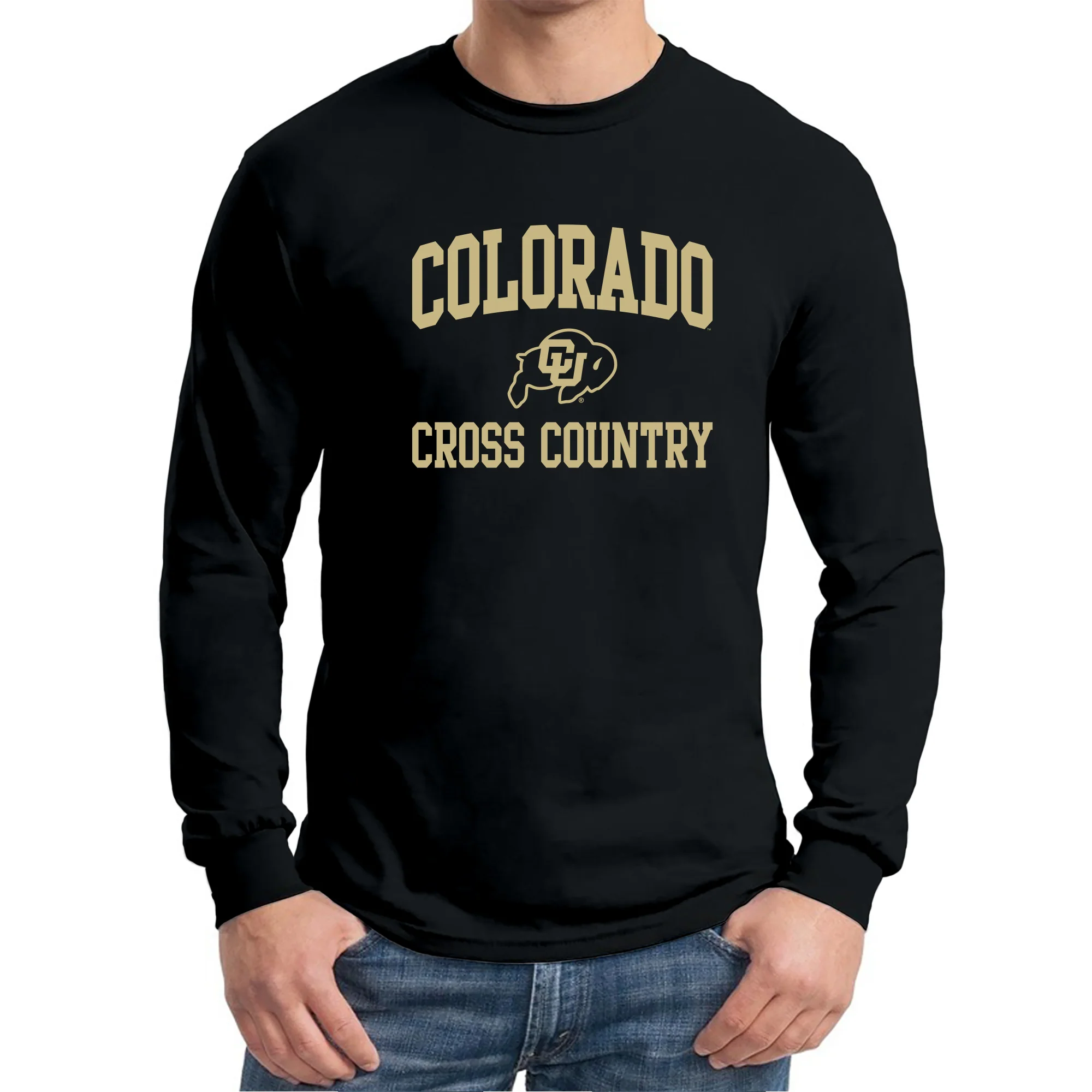 Colorado Arch Logo Cross Country Long Sleeve - Black - Image 3