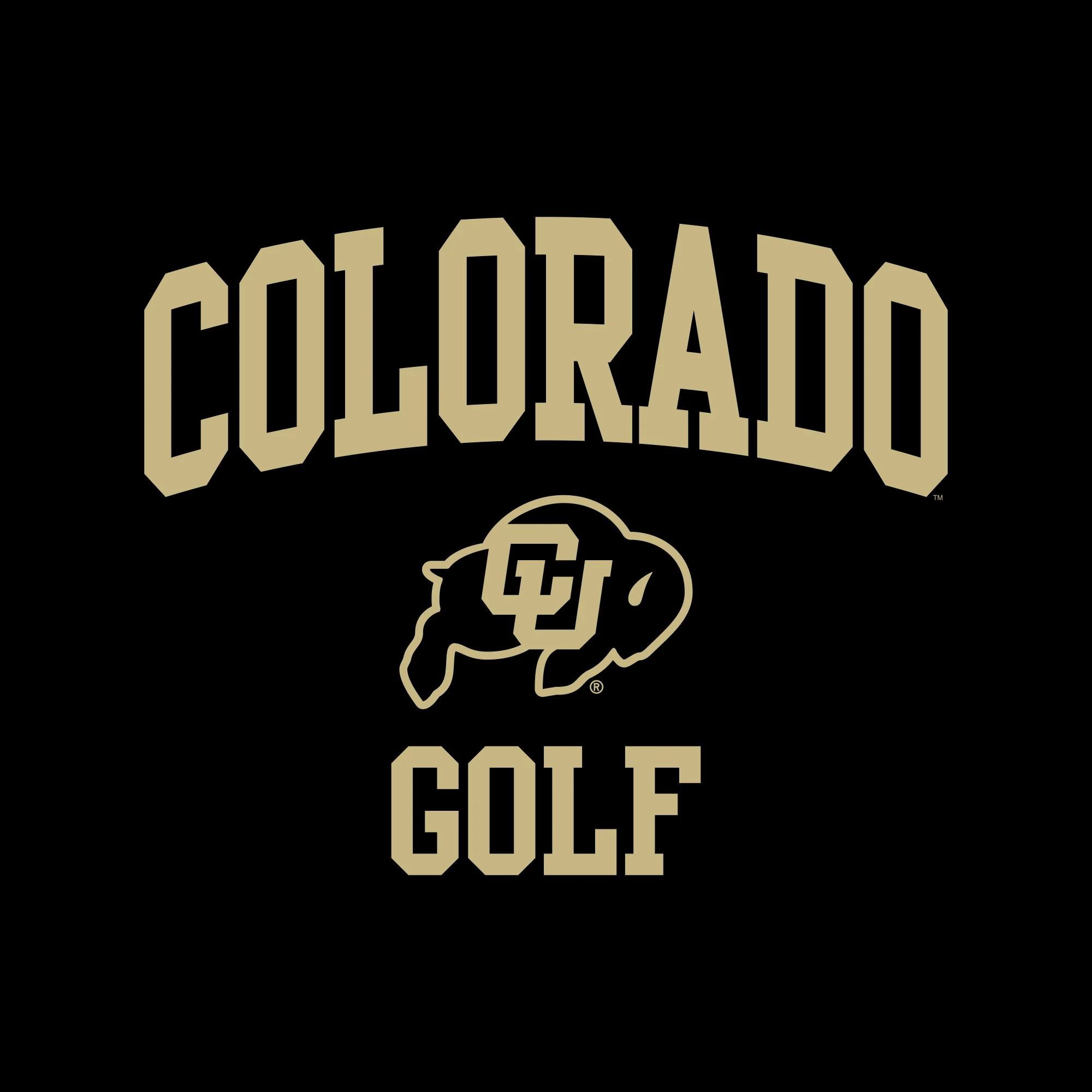 Colorado Arch Logo Golf Long Sleeve - Black - Image 2