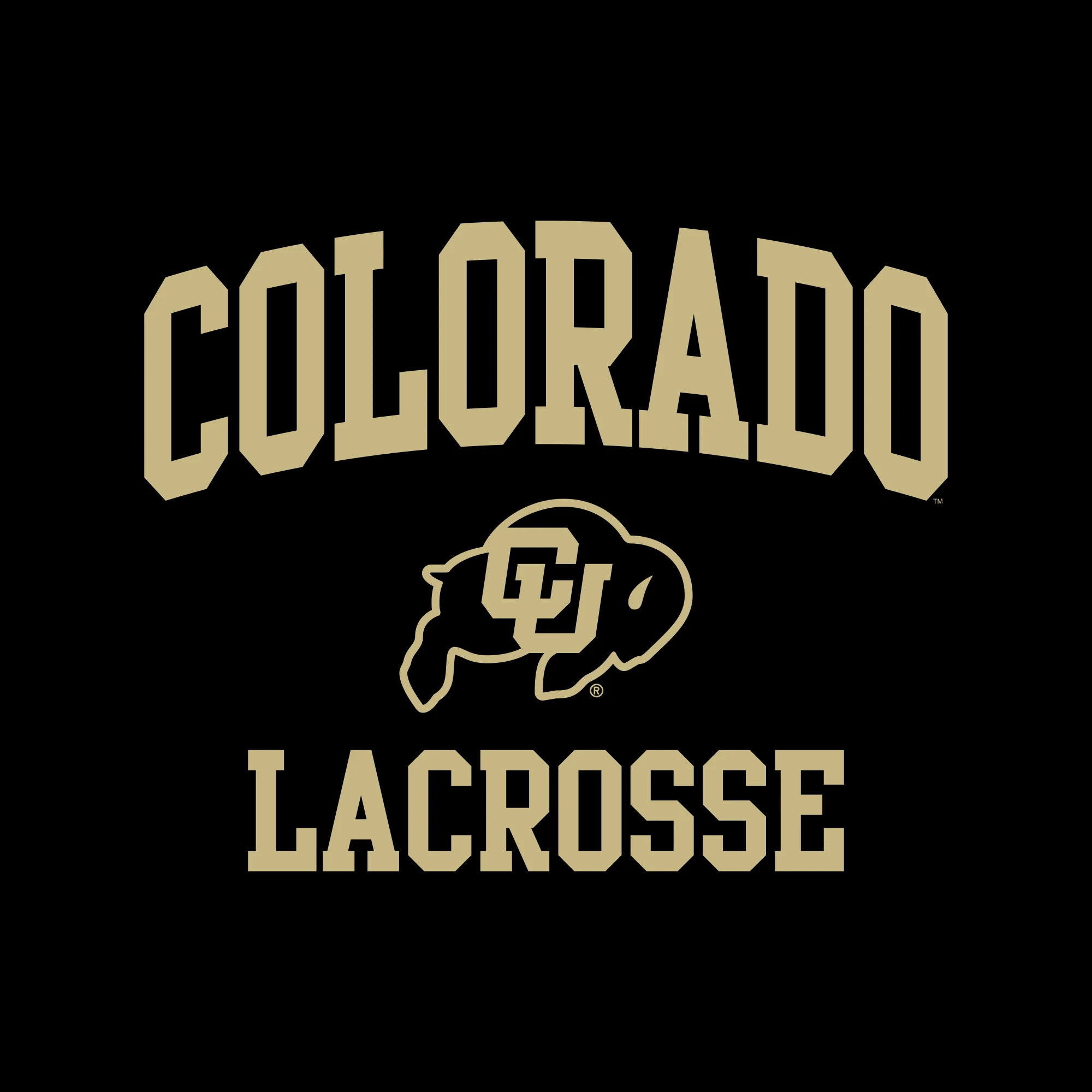 Colorado Arch Logo Lacrosse Hoodie - Black - Image 2