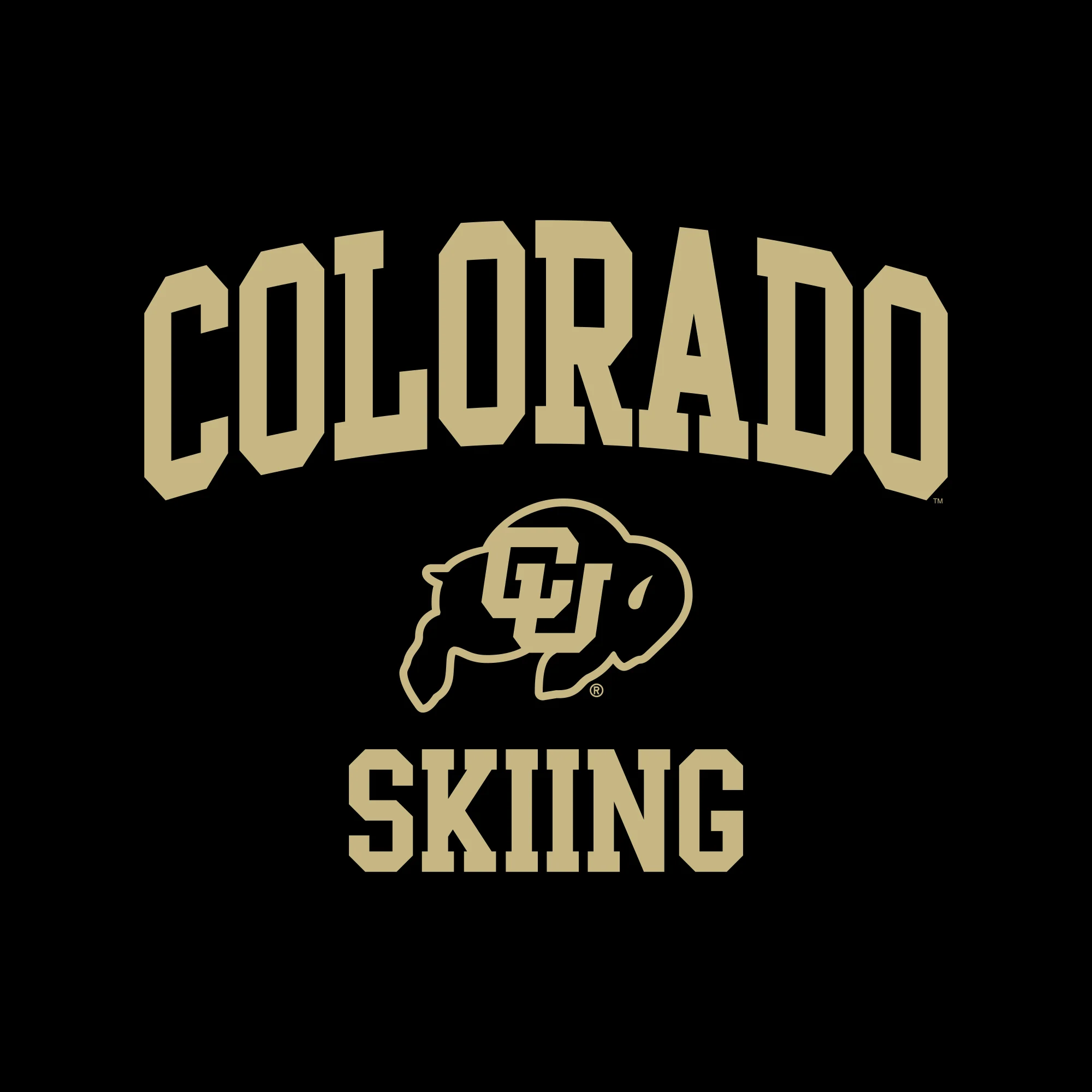 Colorado Arch Logo Skiing Long Sleeve - Black - Image 2