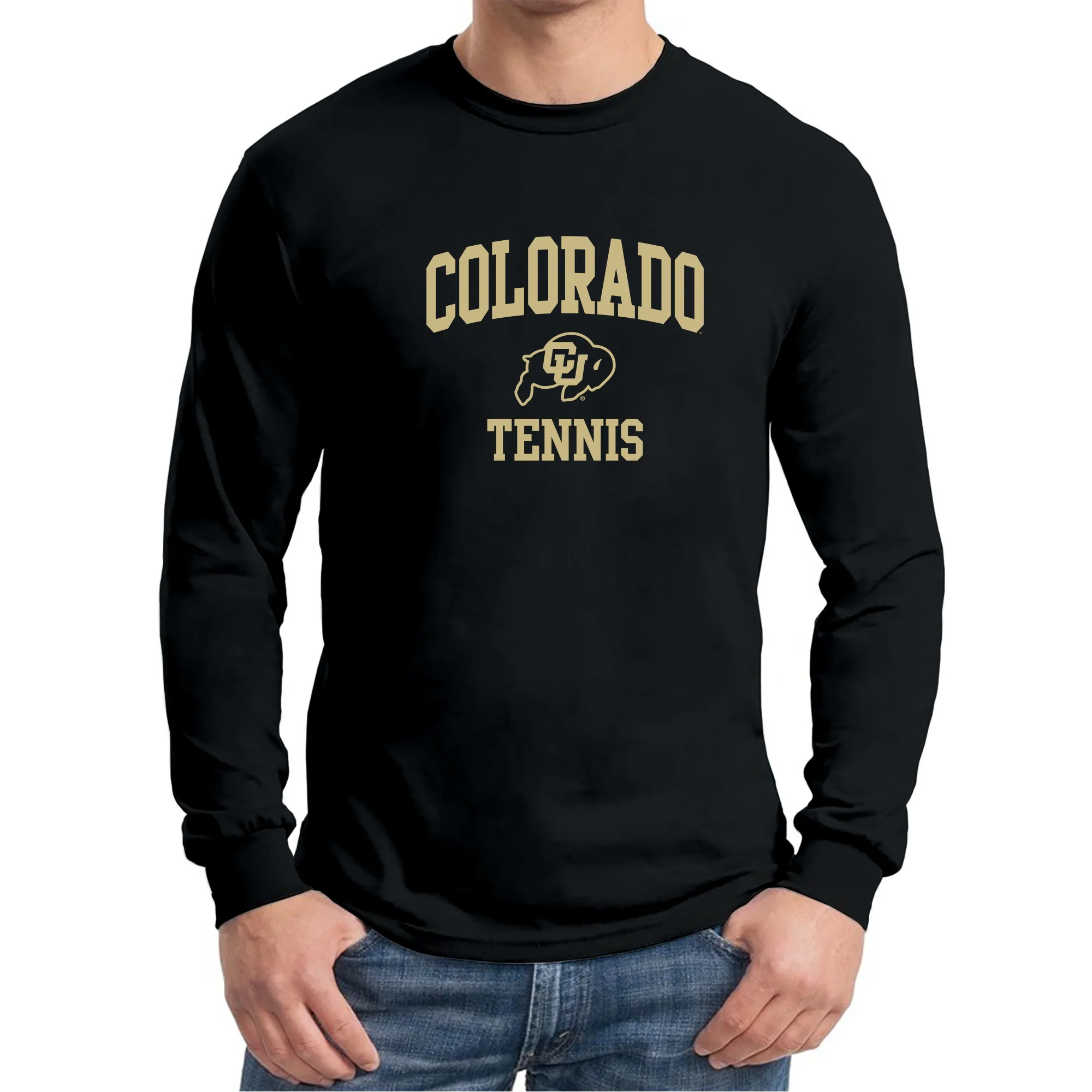 Colorado Arch Logo Tennis Long Sleeve - Black - Image 3