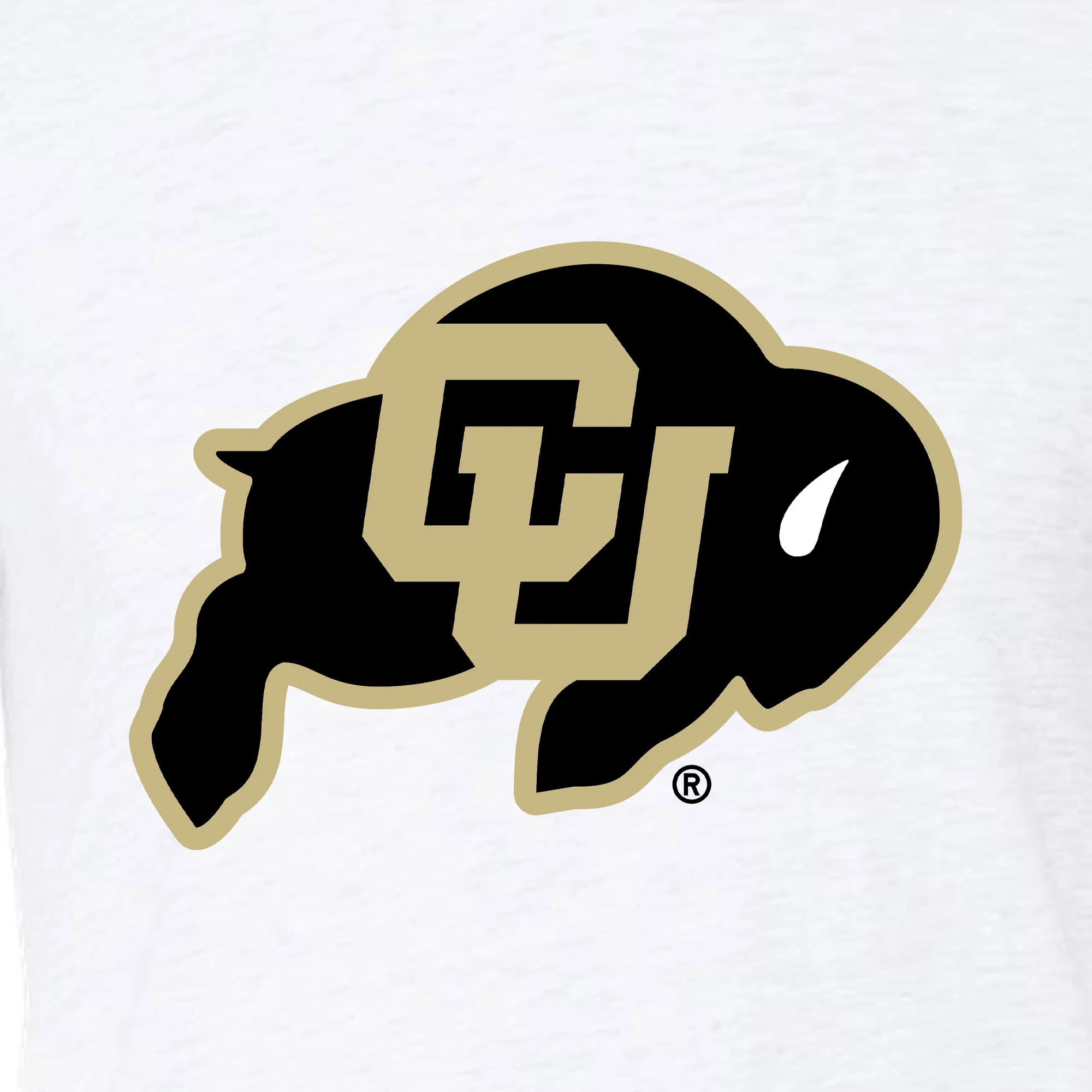 Colorado Primary Logo Triblend T-Shirt - Solid White - Image 2